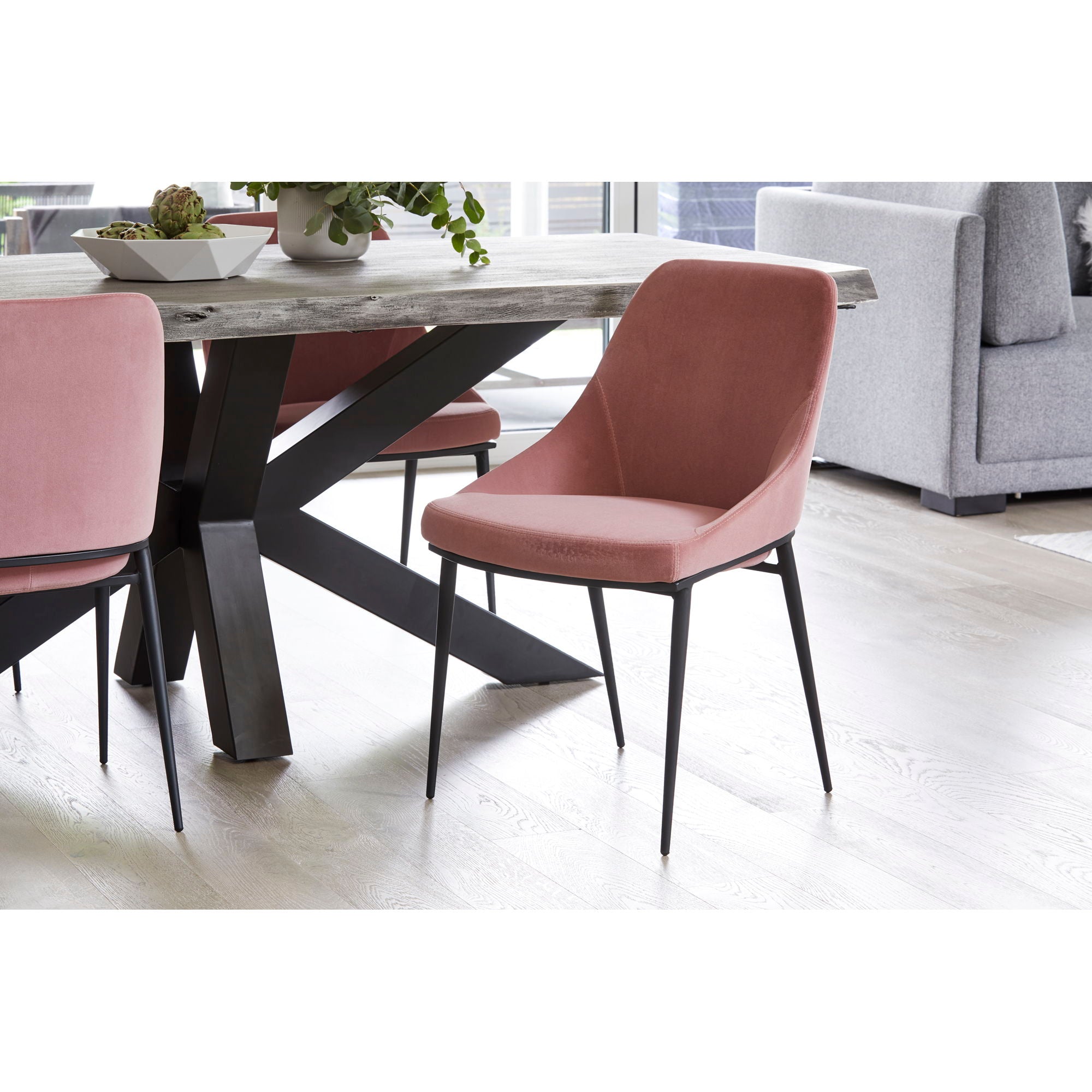 Edge - Small Dining Table - Distress Gray