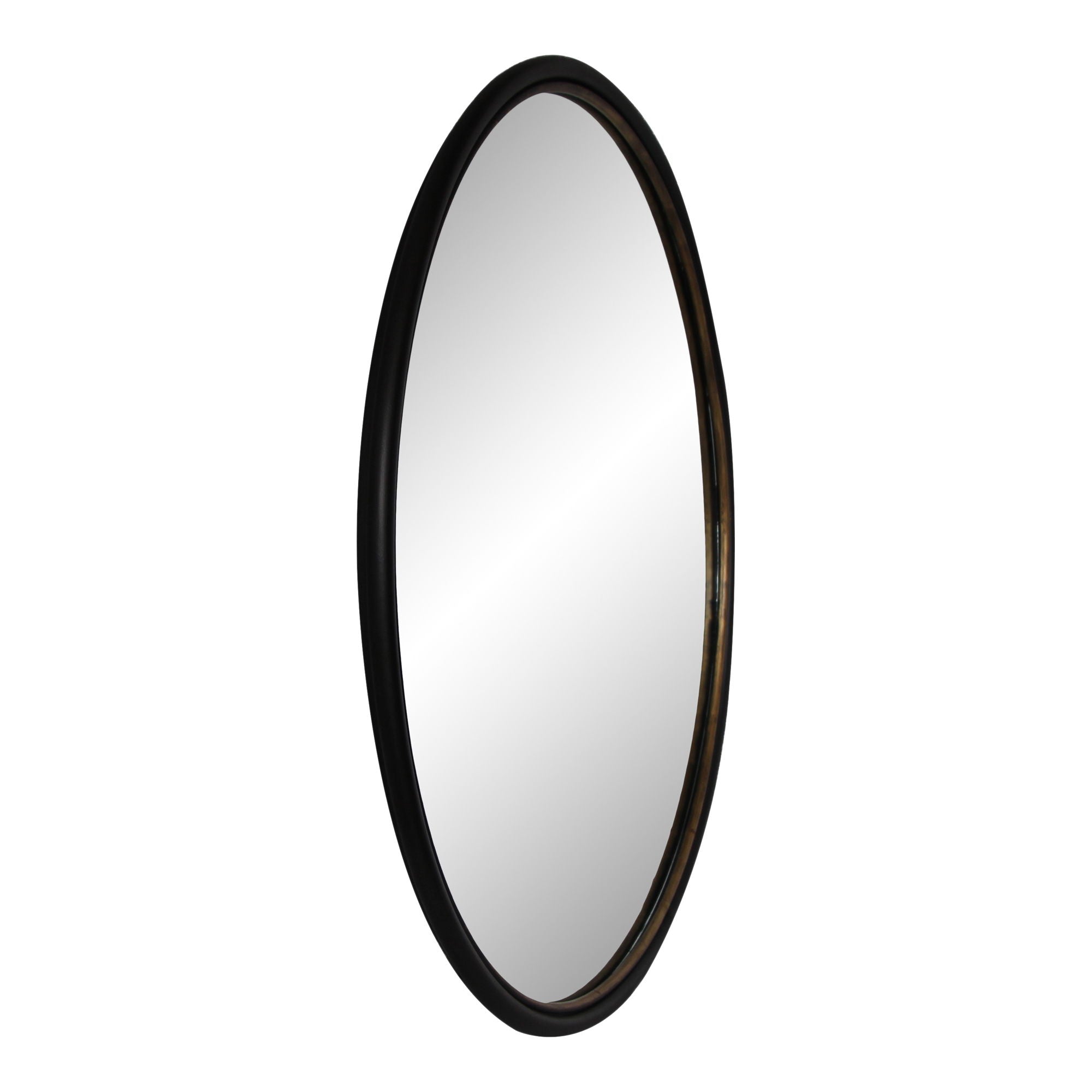Sax - Round Mirror - Black