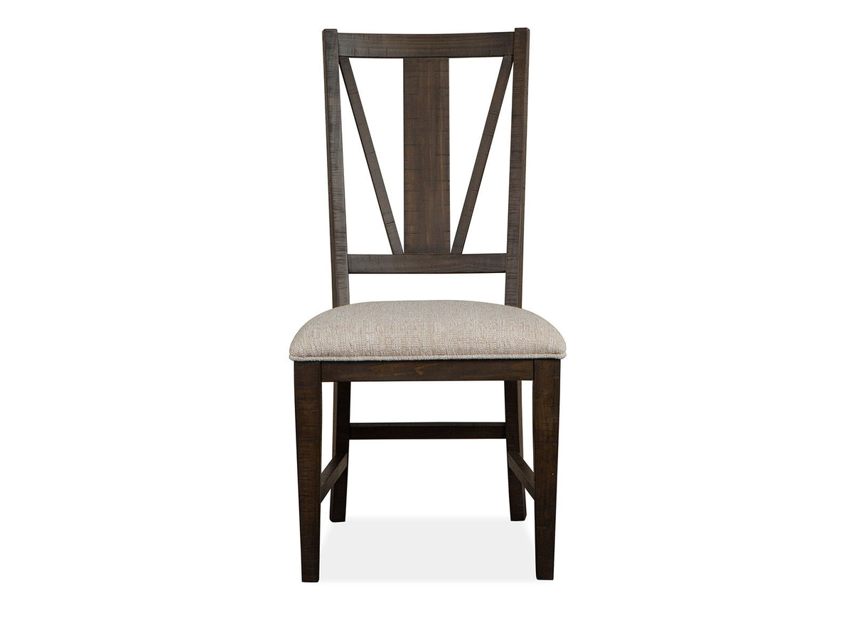 Westley Falls - Dining Side Chair With Upholstered Seat (Set of 2) - Graphite