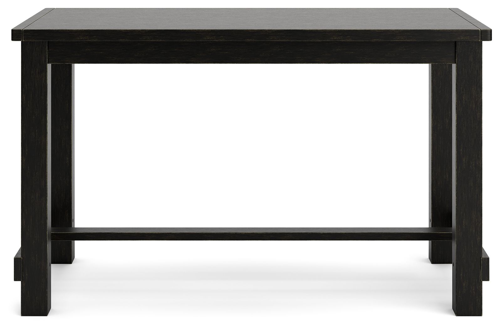 Jeanette - Linen / Black - 5 Pc. - Counter Table, 4 Upholstered Barstools