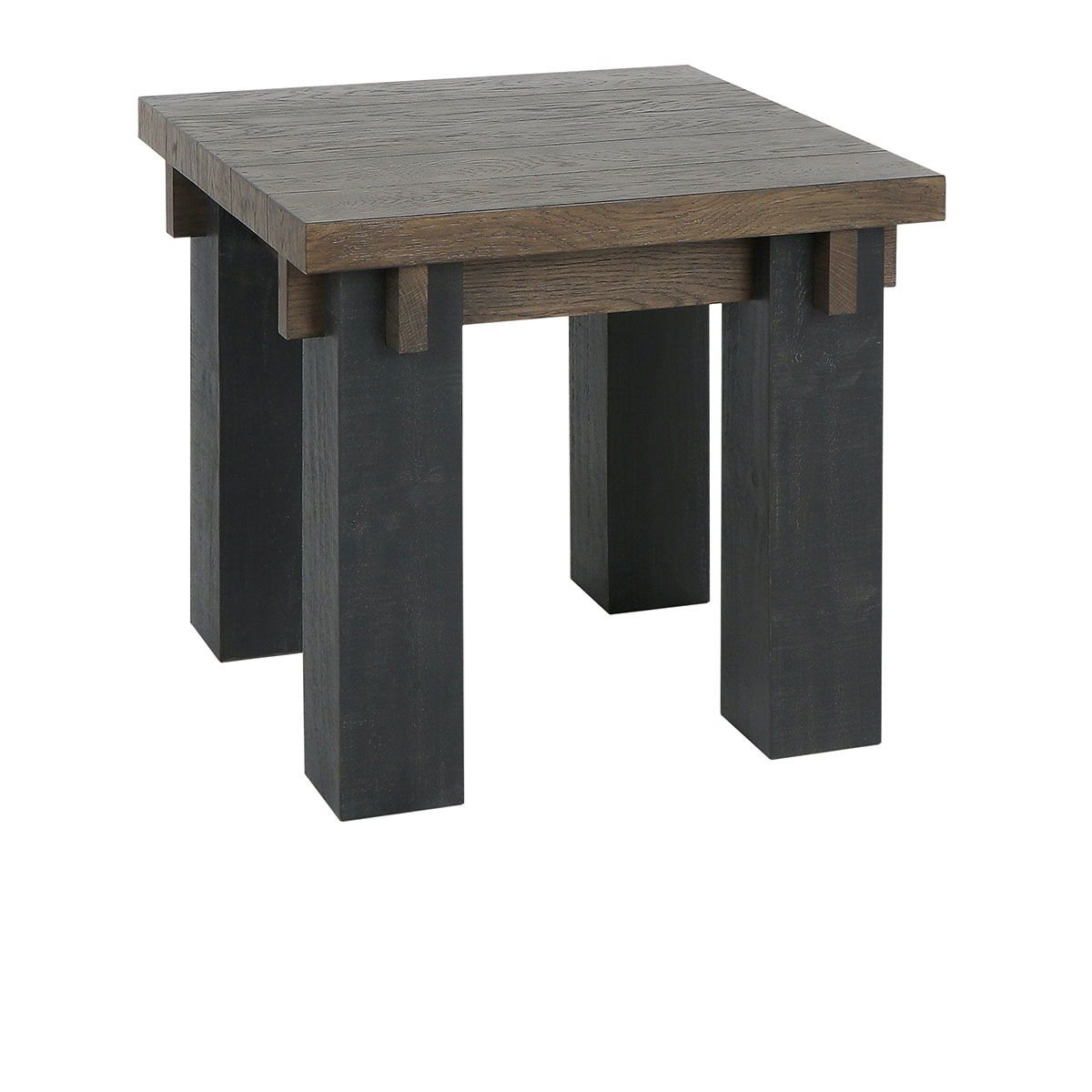 Duncan - End Table - Driftwood Black