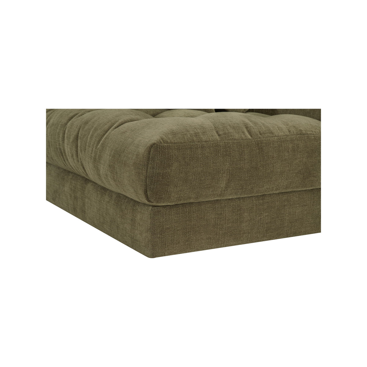 Davie - Corner Chair - Olive Green