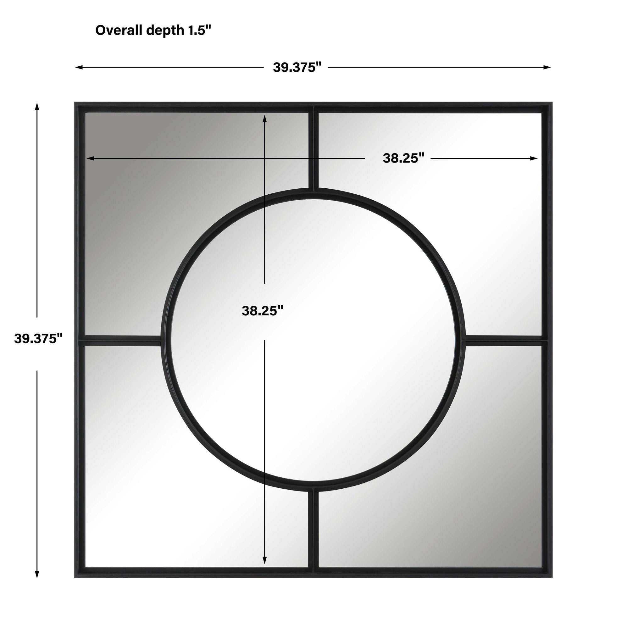 Spurgeon - Square Window Mirror