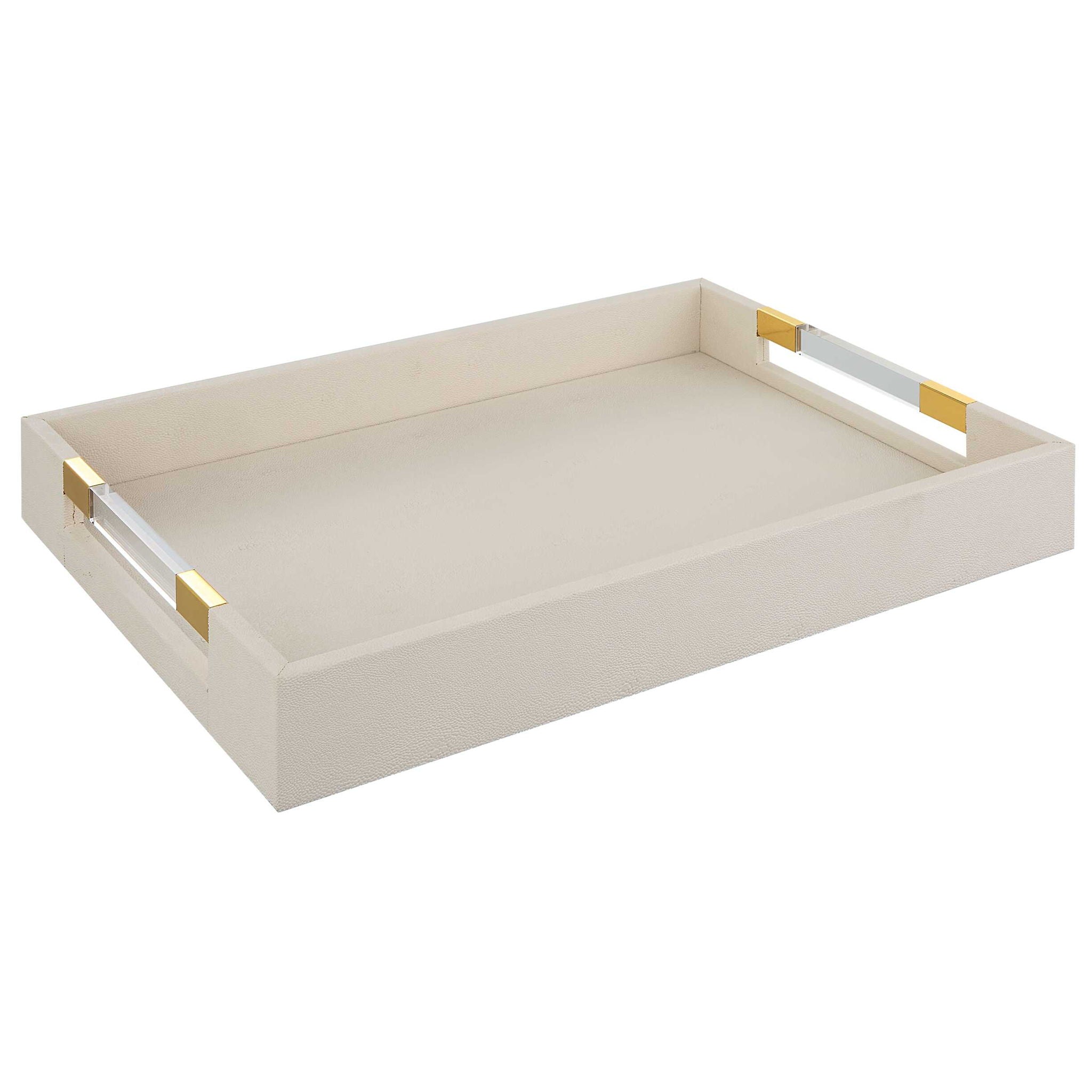 Wessex - White Shagreen Tray
