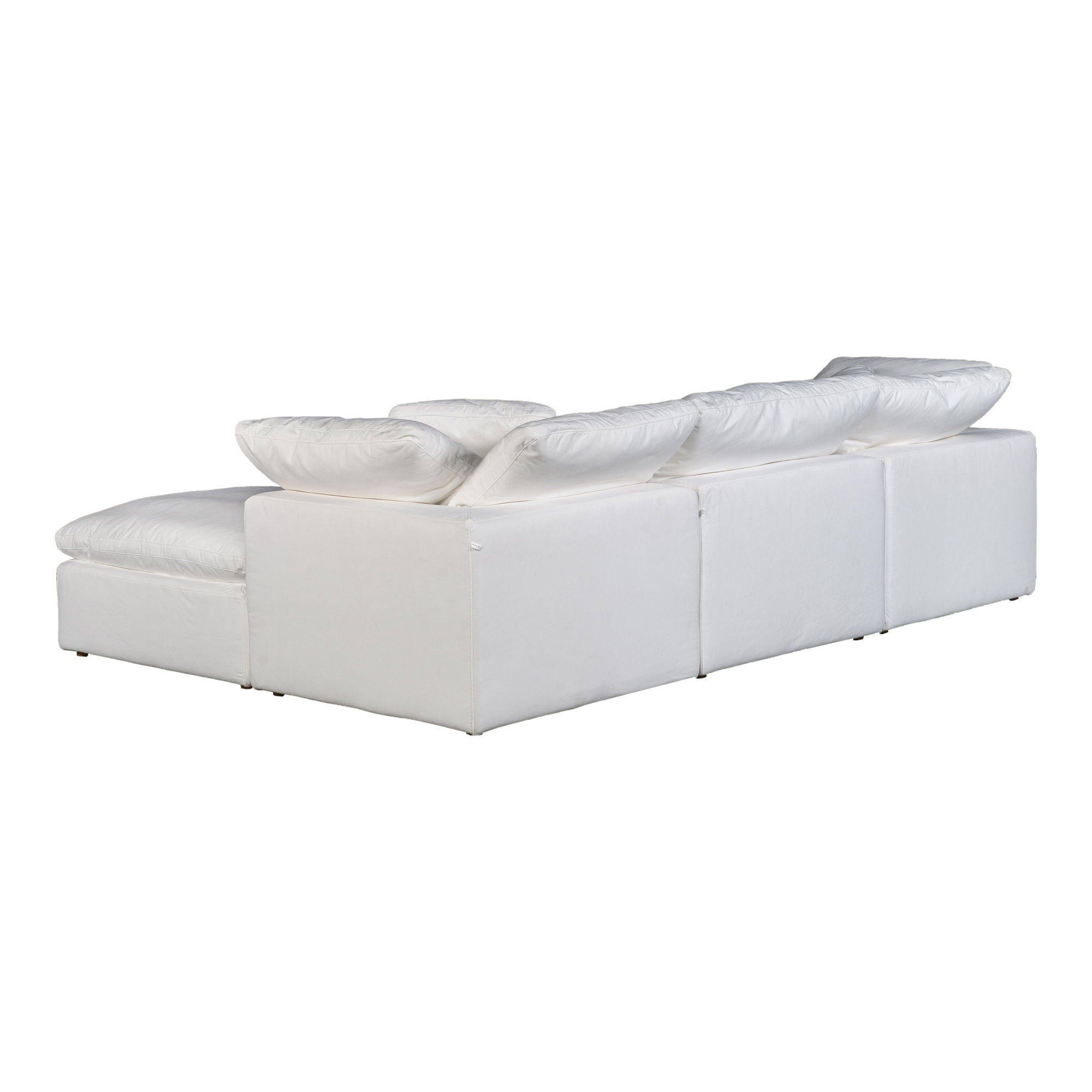 Terra - Livesmart Fabric Condo Lounge Modular Sectional - Cream