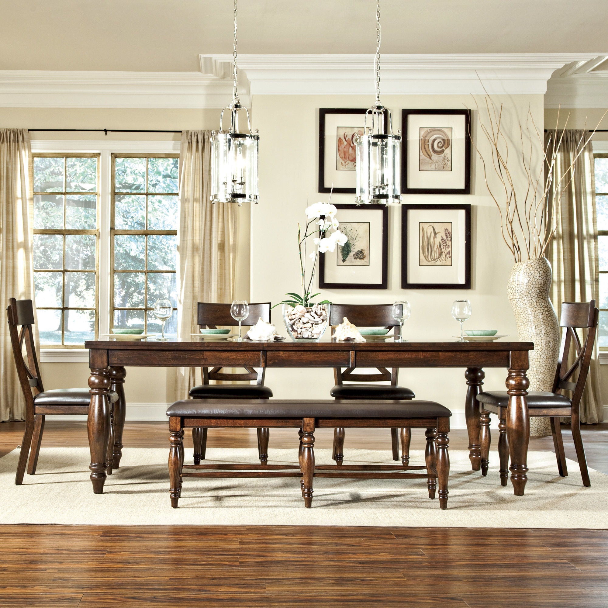 Kingston - Dining Bench - Raisin