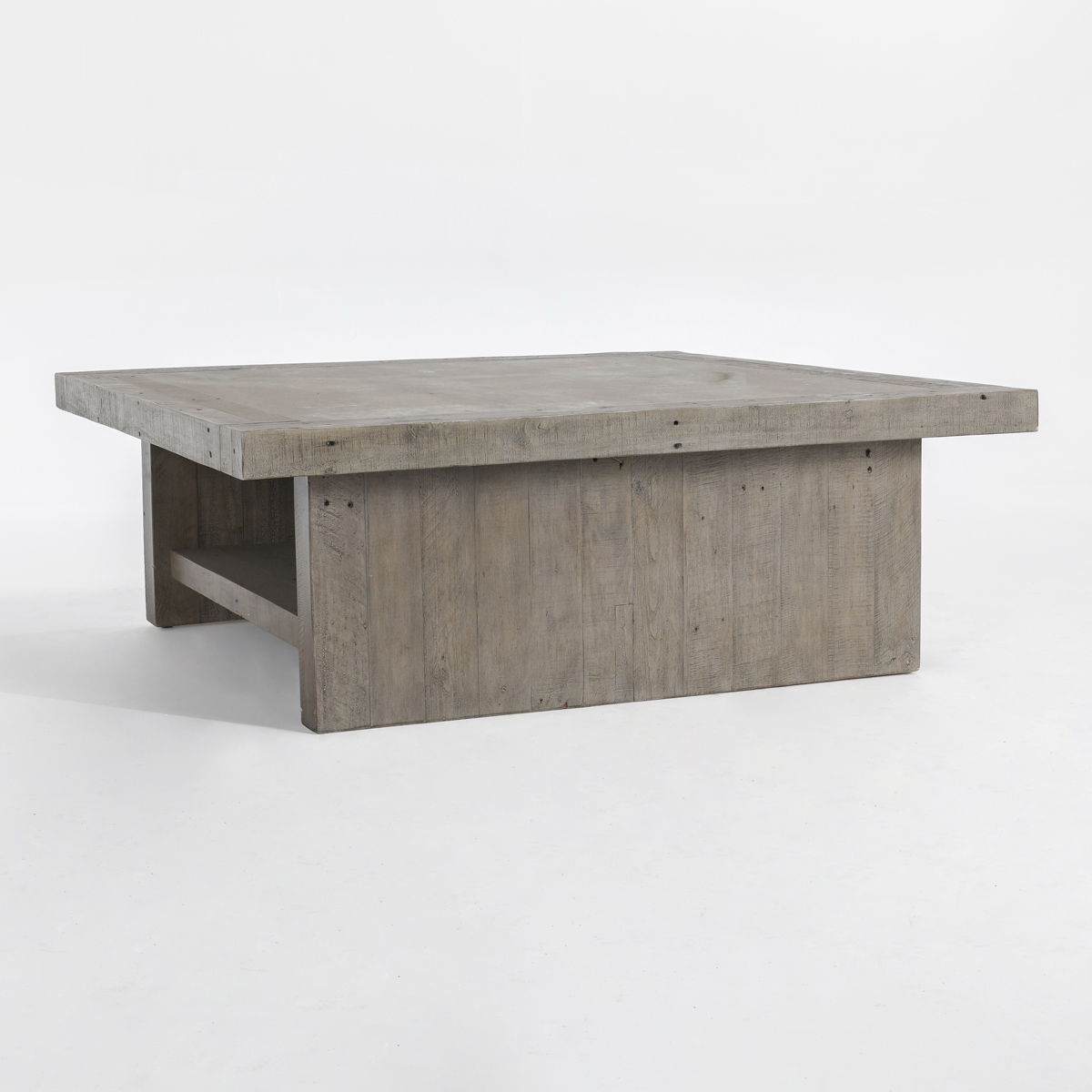 Stonebridge - Square Coffee Table - Distressed Gray