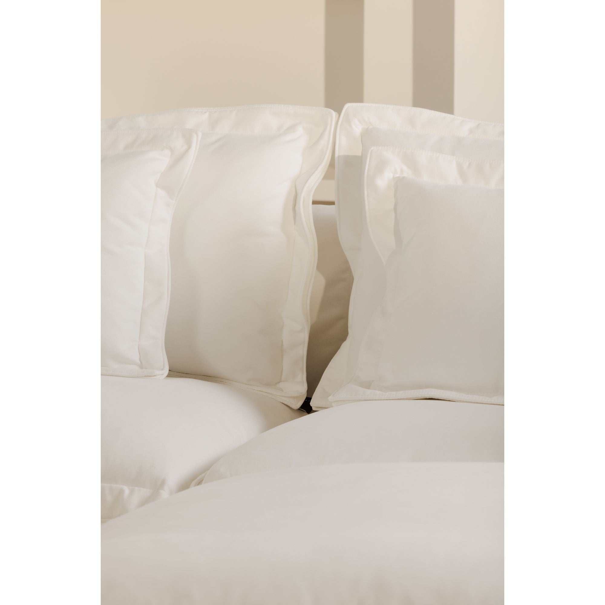 Olivia - Performance Fabric Ottoman - White