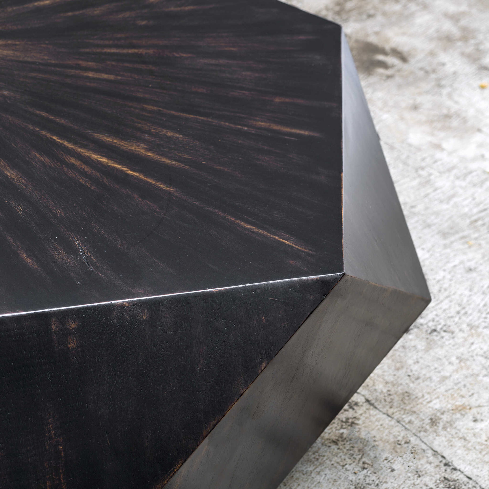 Volker - Coffee Table - Worn Black