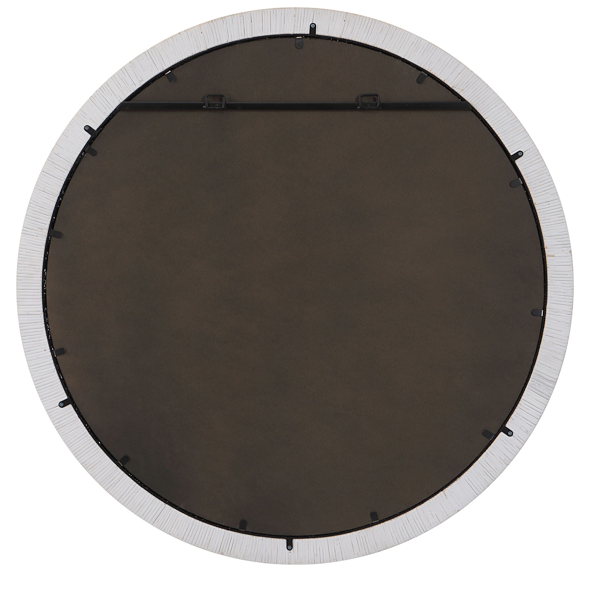 Granada - Round Mirror - White