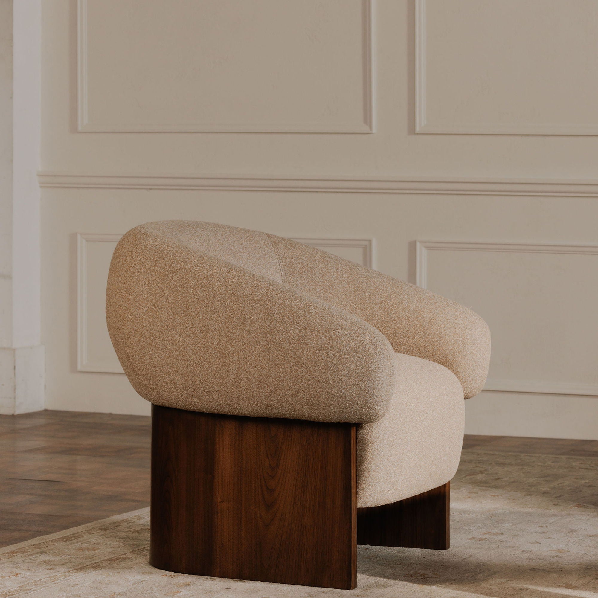 Otto - Accent Chair - Flecked Tan