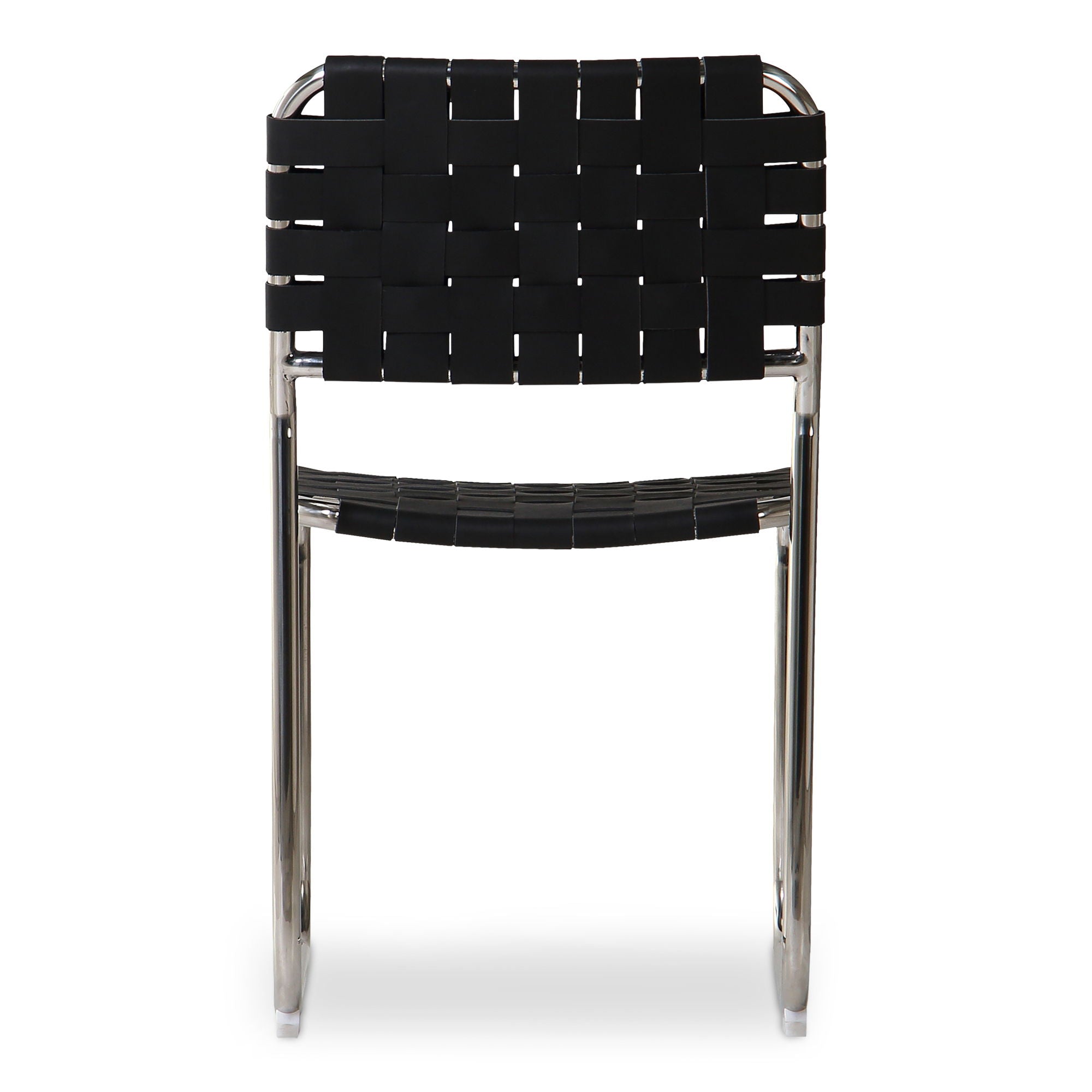 Moma - Stainless Steel Dining Chair (Set of 2) - Black