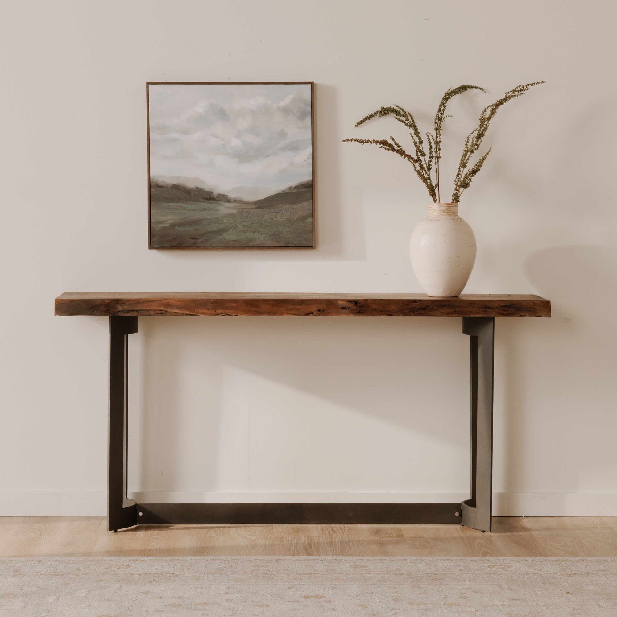 Bent - Console Table - Natural Stain
