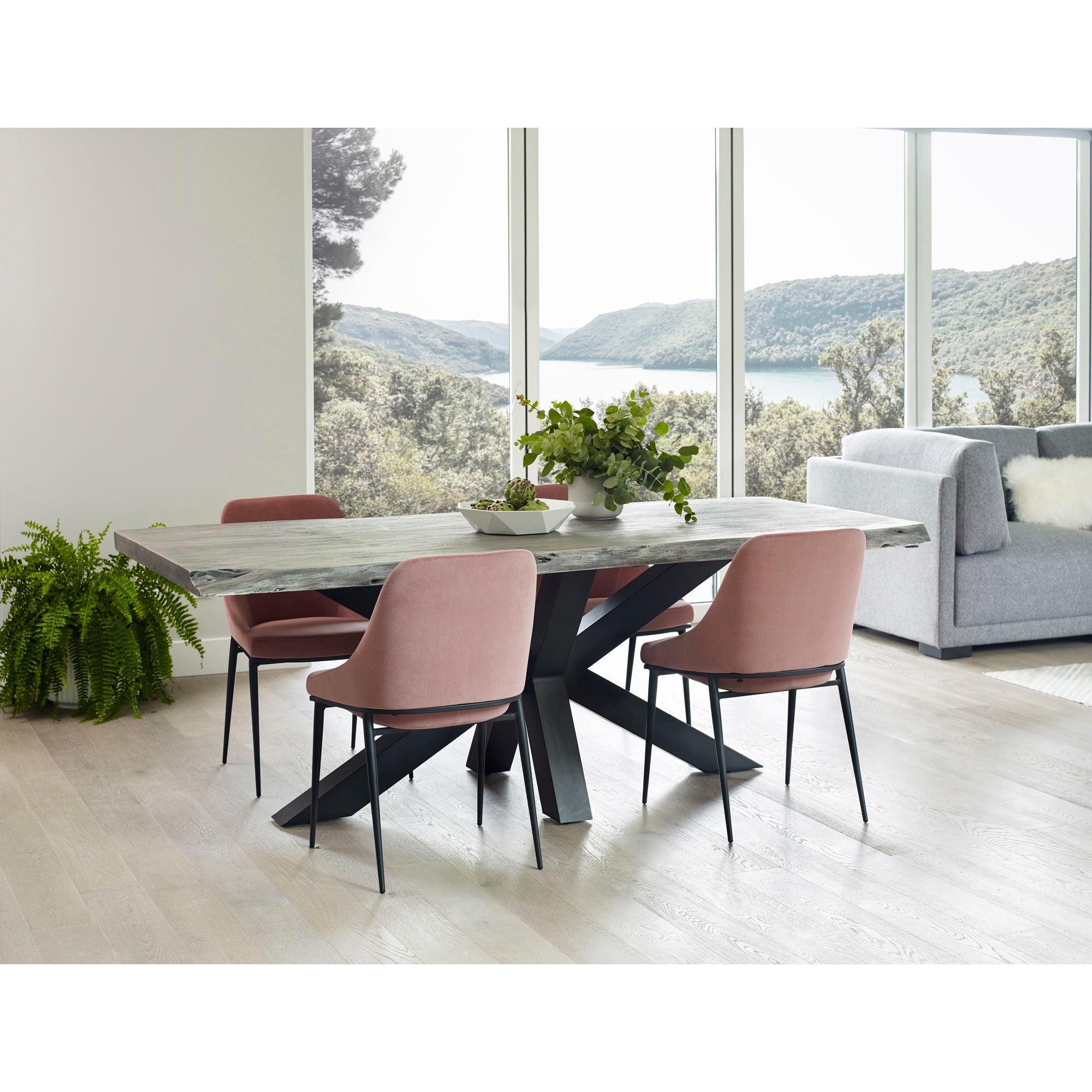 Edge - Small Dining Table - Distress Gray