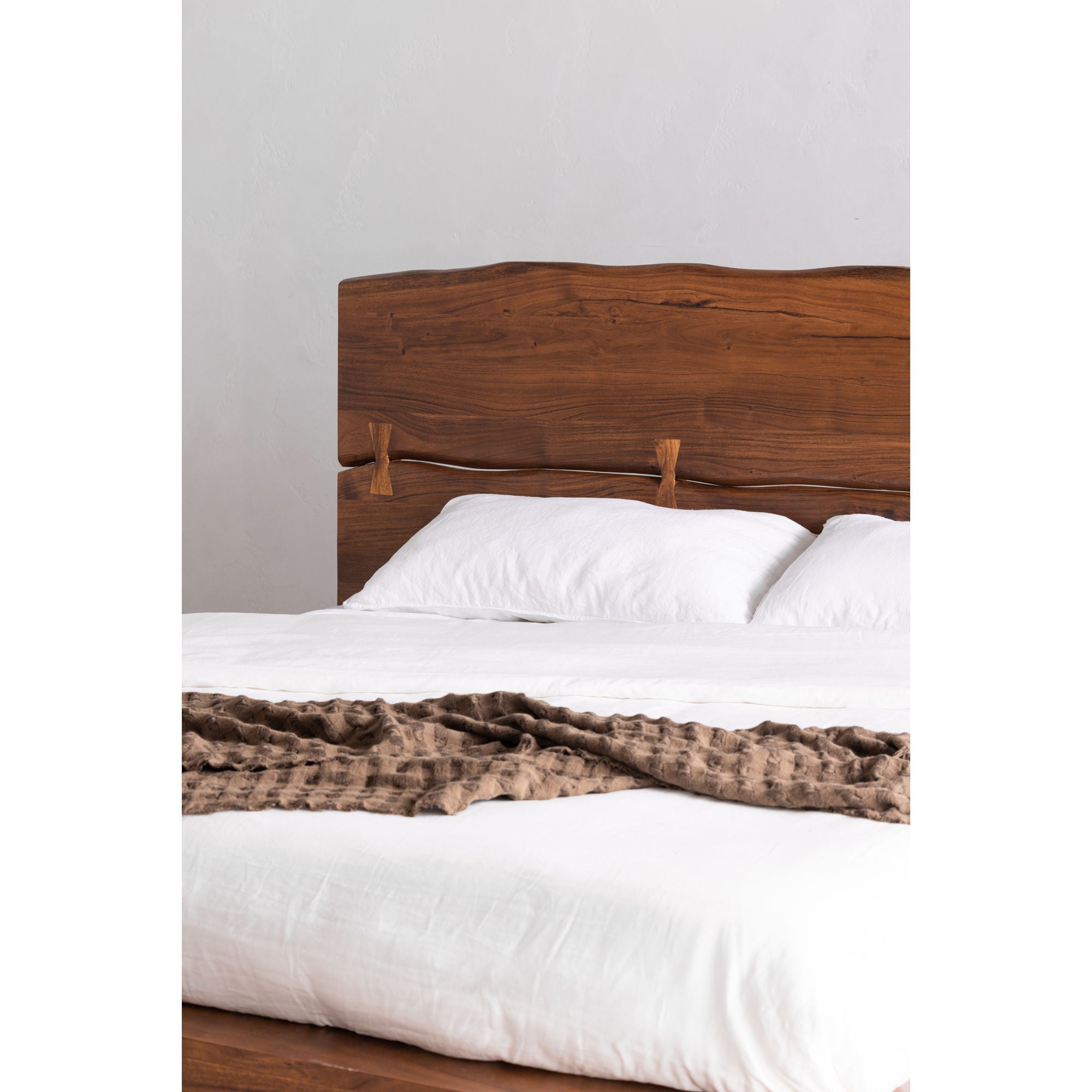 Madagascar - King Platform Bed - Light Brown