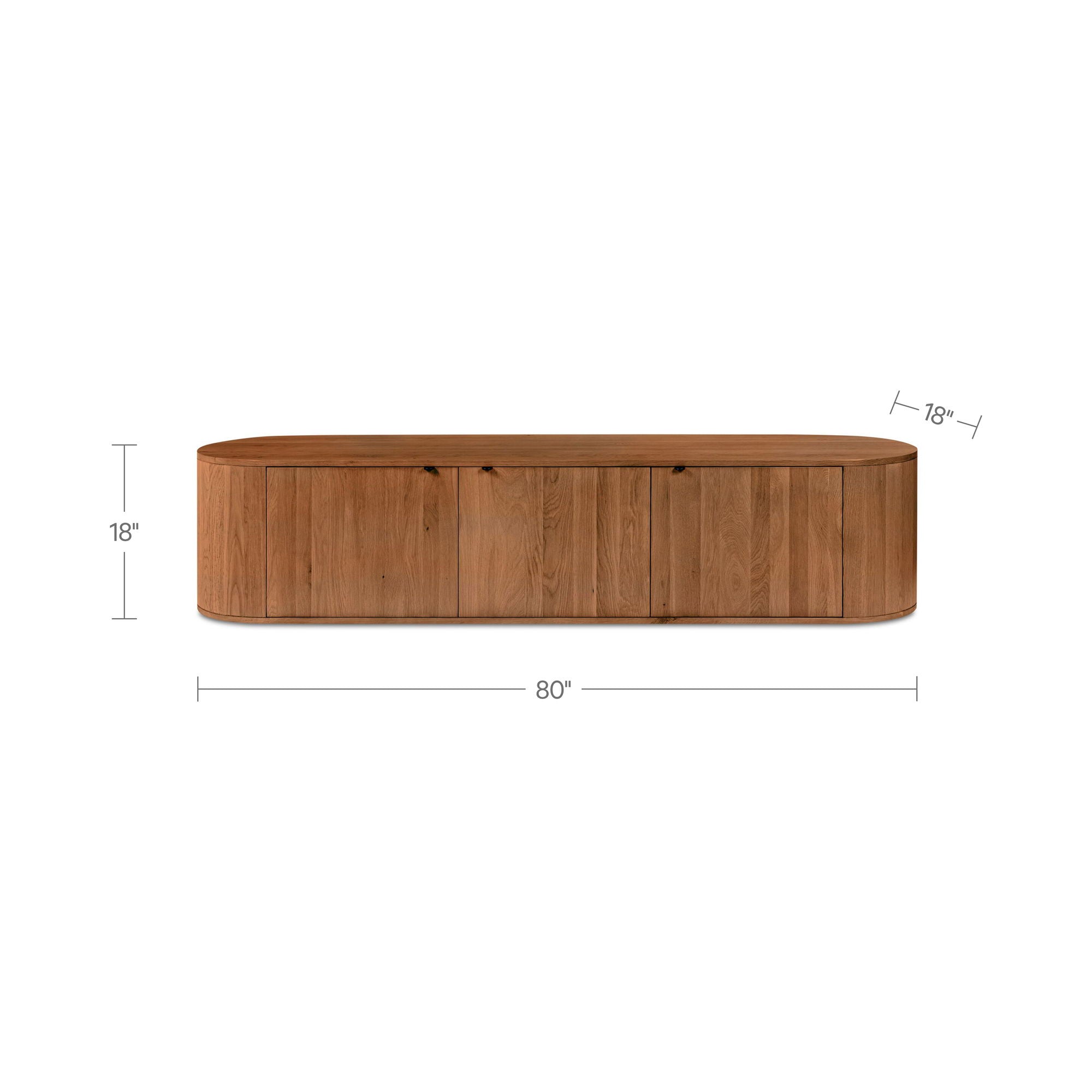 Theo - Media Bench - Brown
