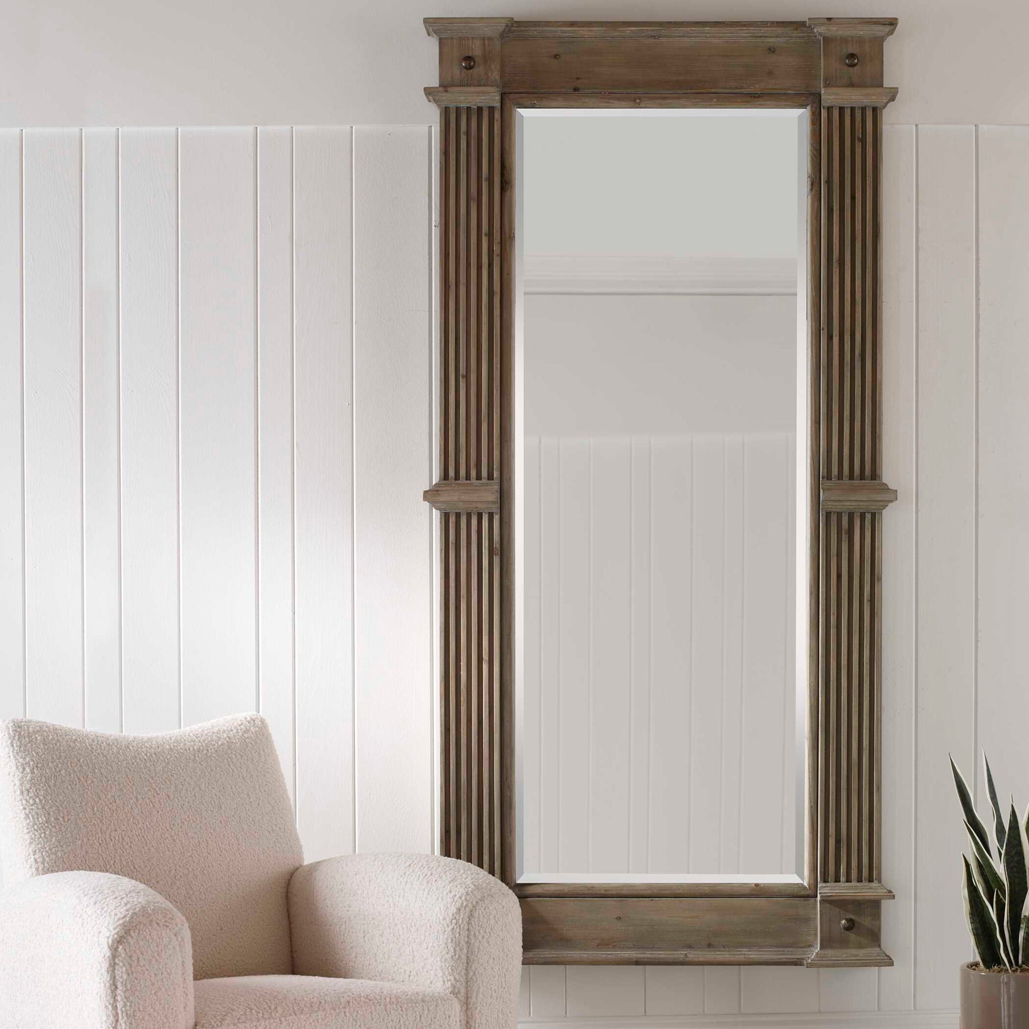 McAllister - Oversized Mirror - Dark Brown