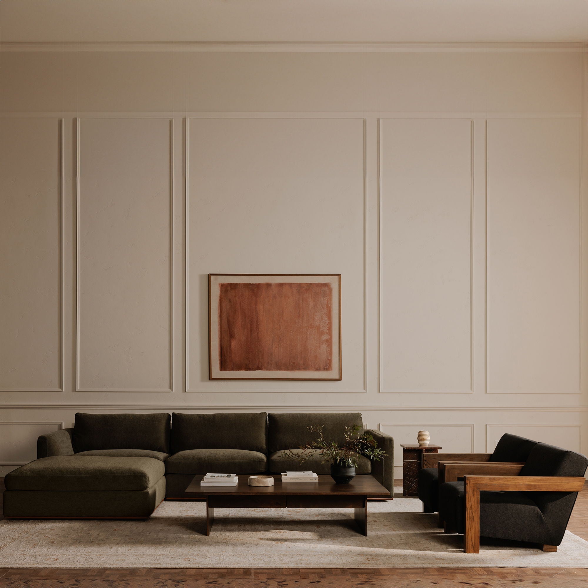 Rue - Modular Sofa - Deep Green