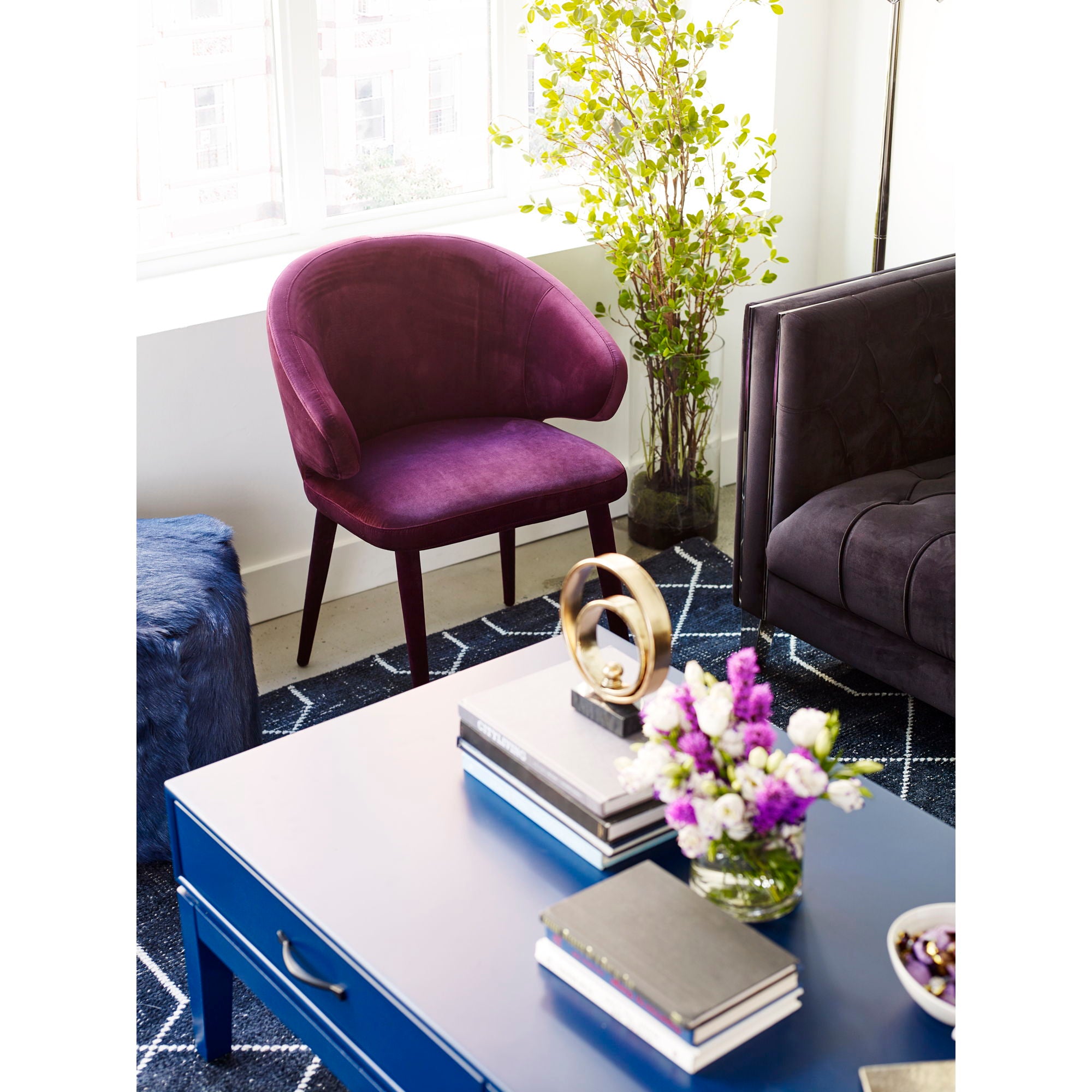 Stewart - Dining Chair - Purple
