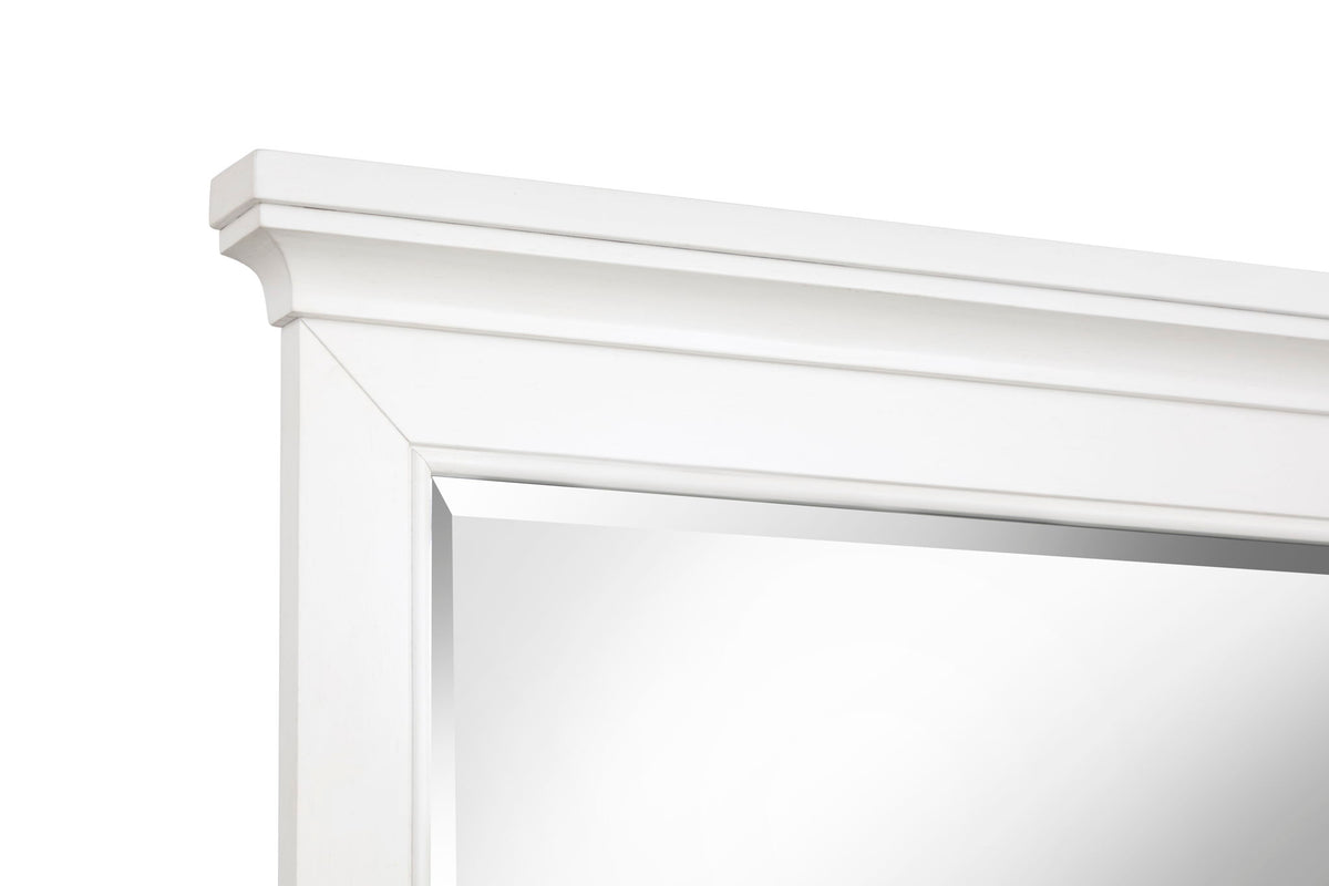 Juniper Hill - Landscape Mirror - Whisper White