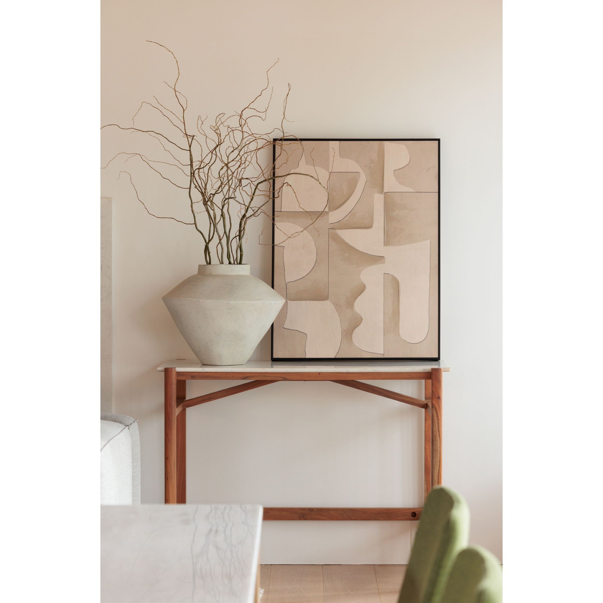 Raja - Medium Decorative Vessel - White