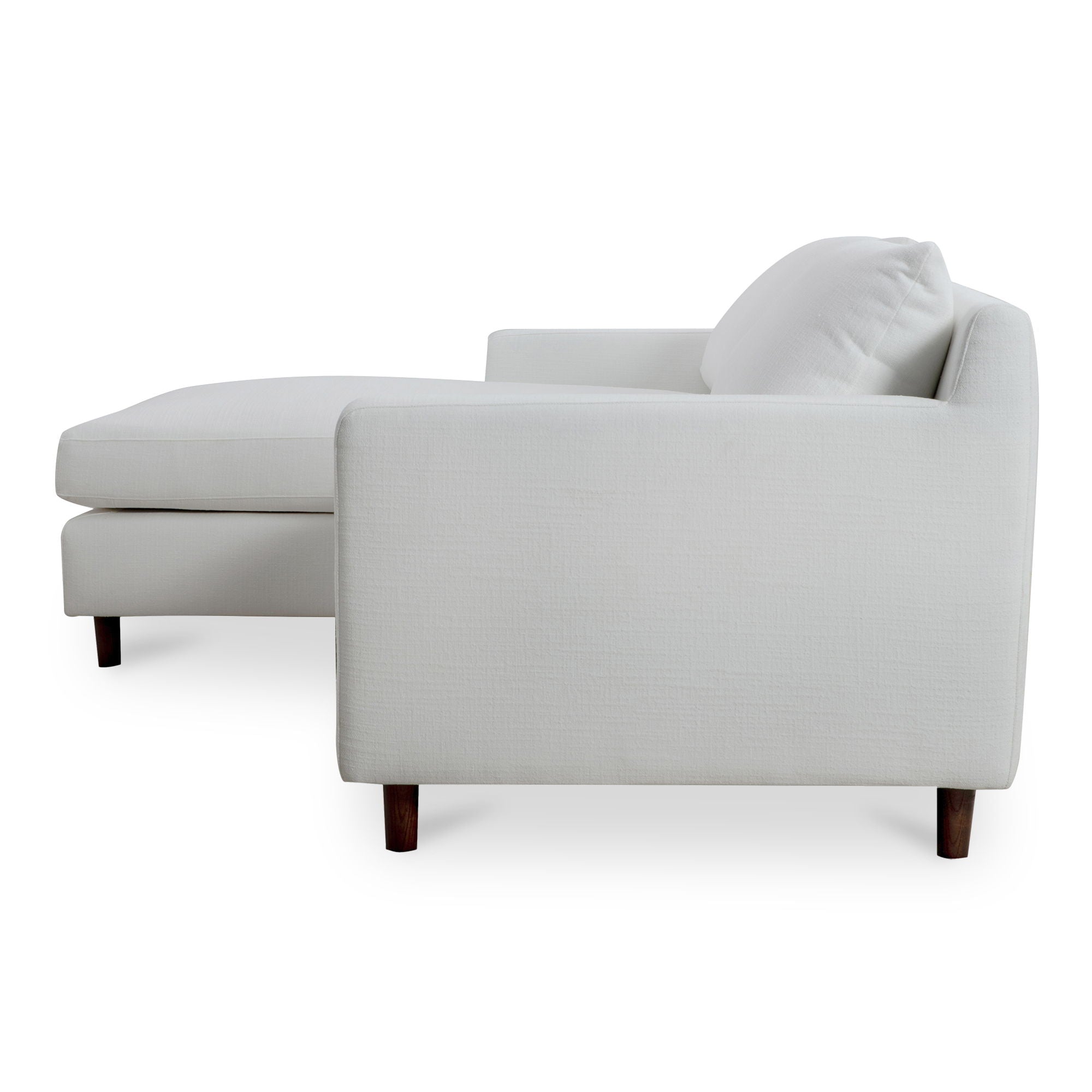 Hutton - Left Sectional - White