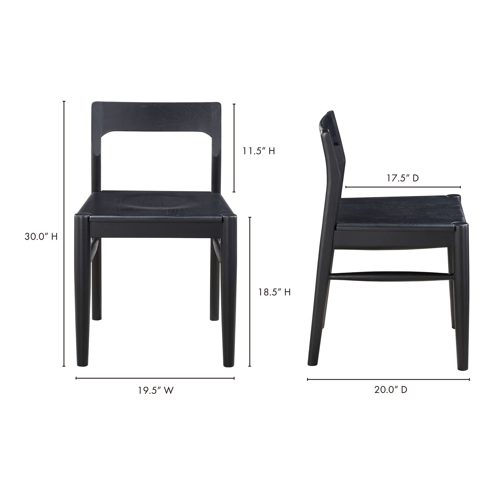 Owing - Dining Chair (Set of 2) - Black