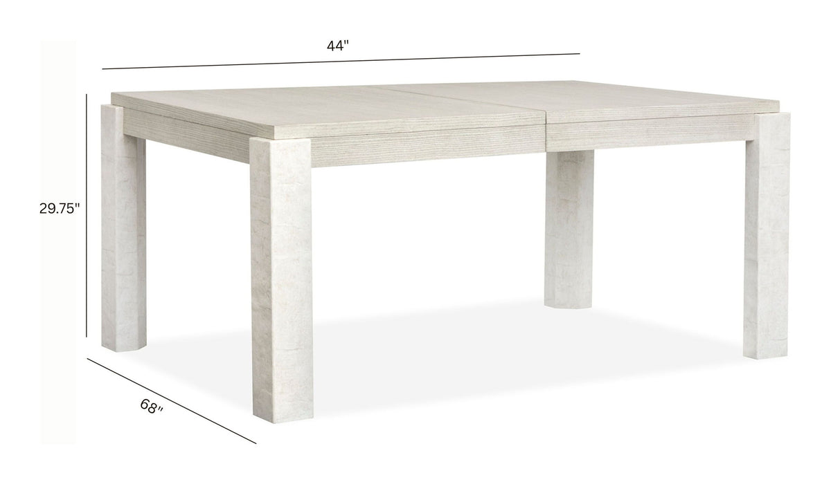 Lorelei - Extendable Rectangular Dining Table - Misty Cloud