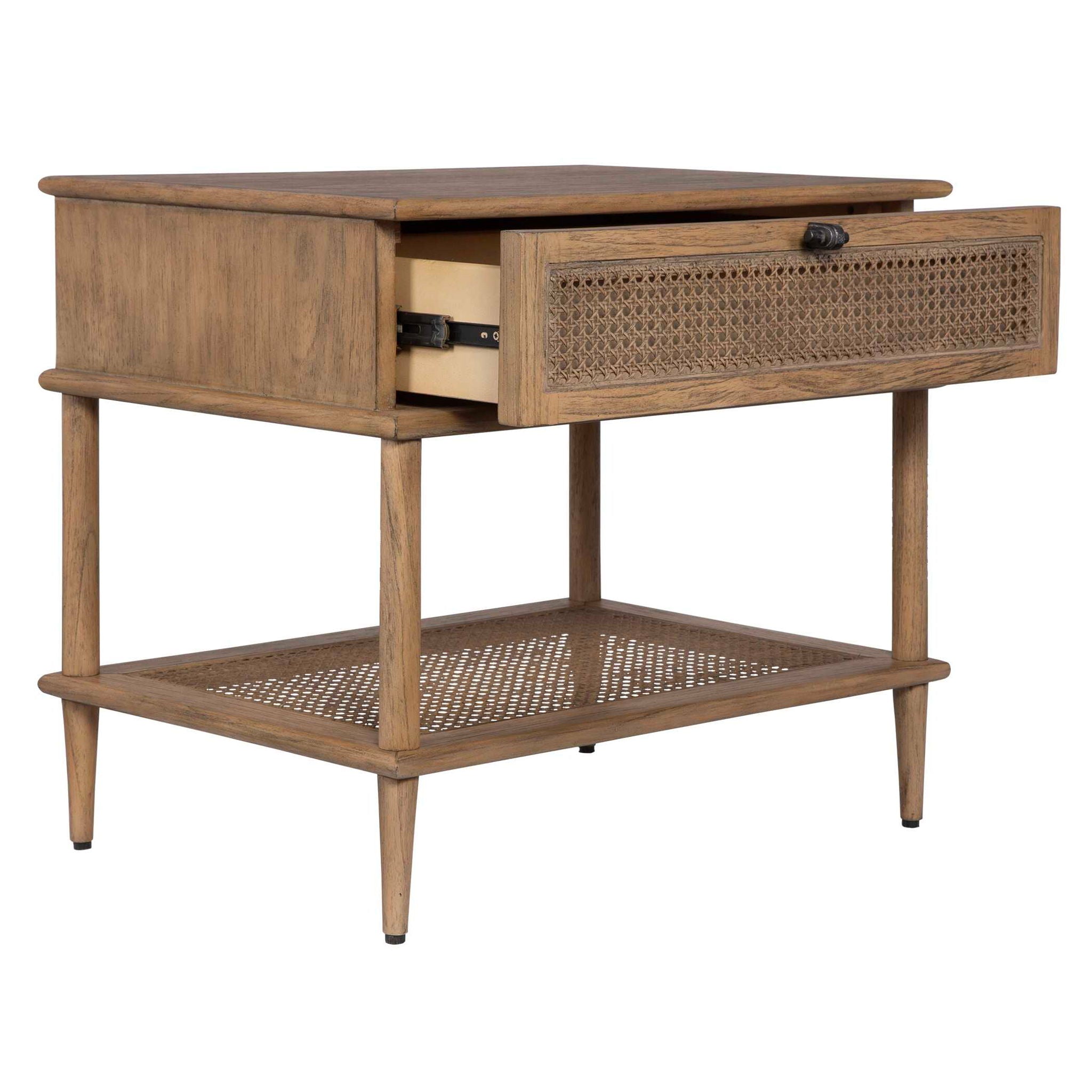 Coast - Rattan Cane Side Table - Light Brown