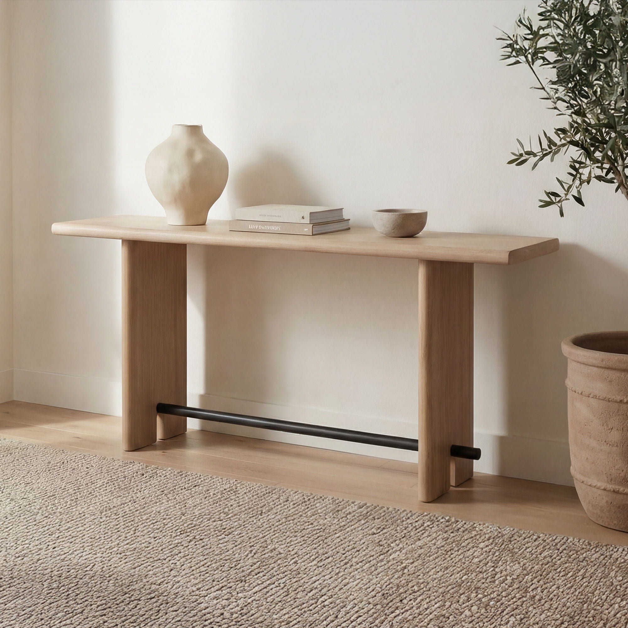 Madison - Console Table - Light Brown