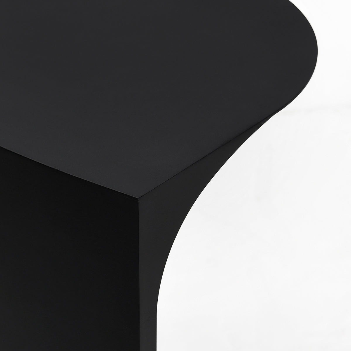 Cote - Metal 16" Accent Table - Black