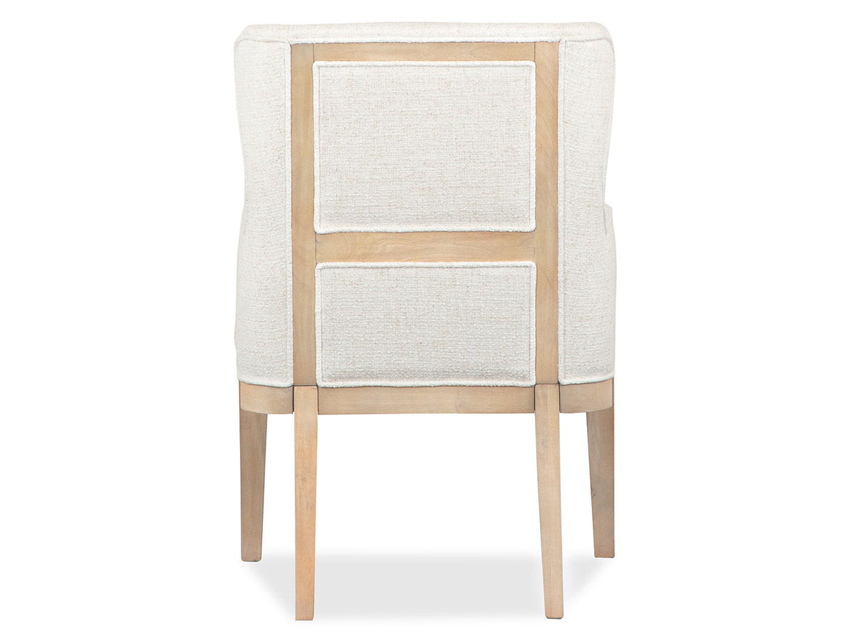 Somerset - Dining Arm Chair With Upholstered Seat & Back (Set of 2) - Butternut and Omari Natural