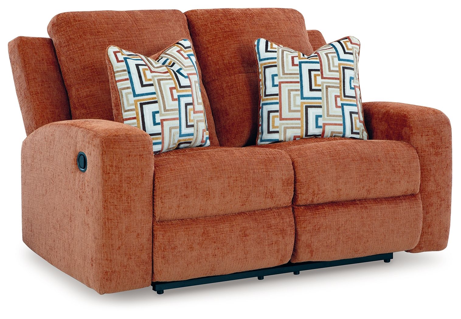 Danum - Spice - Reclining Loveseat - Fabric