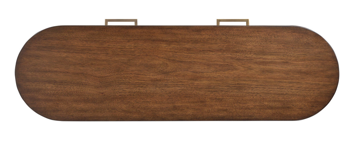Holloway - Oval Sofa Table - Toasted Almond
