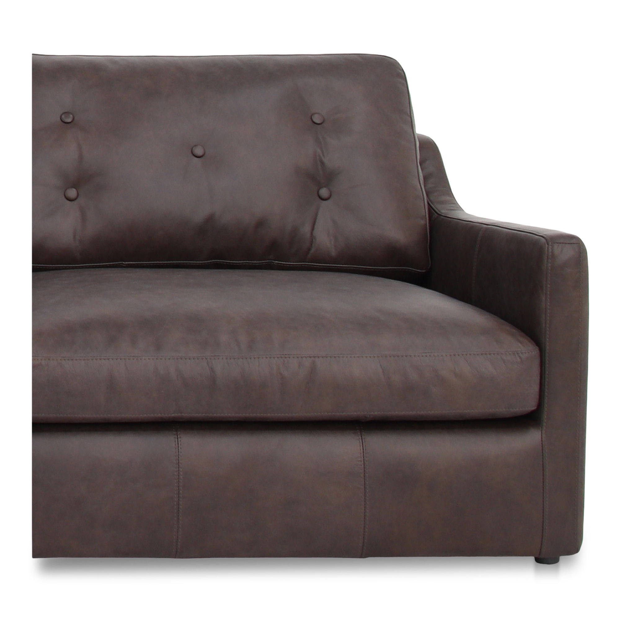Thurlow - U Shaped Modular Sectional With Arms - Espresso Brown