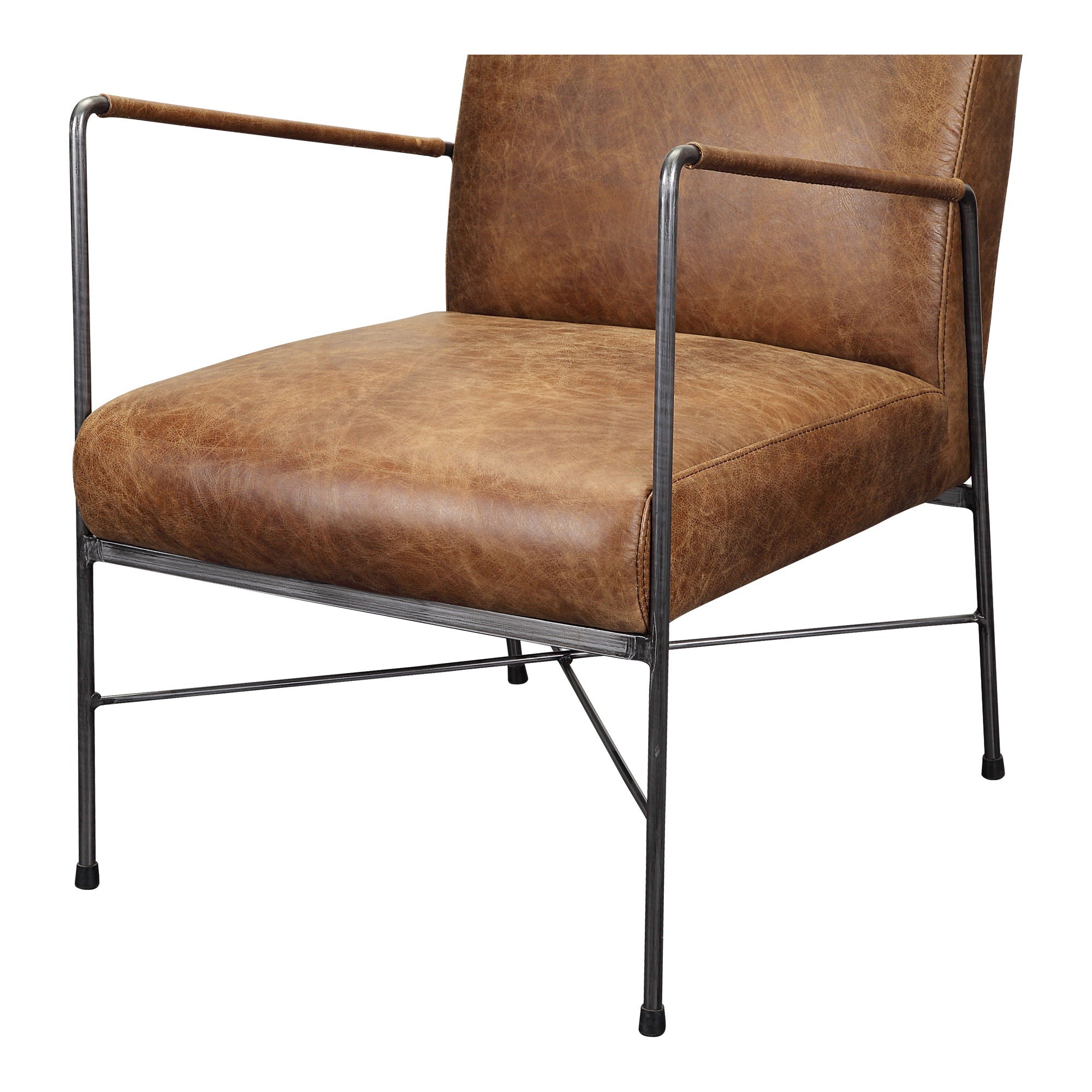 Dagwood - Leather Armchair - Light Brown