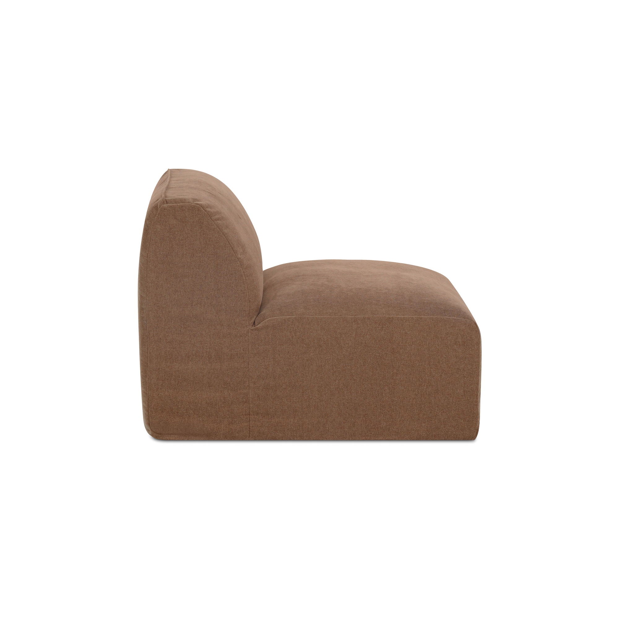 Isla - Armless Chair - Light Brown