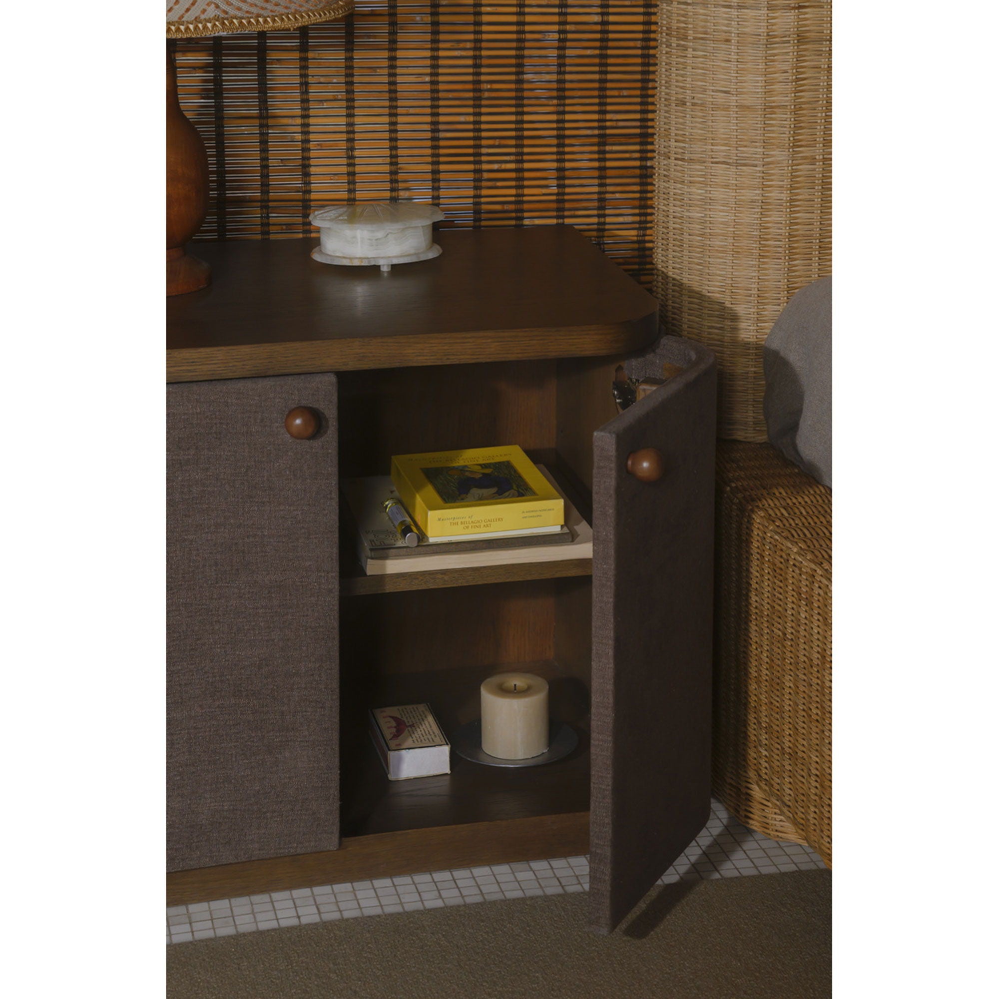 Simone - Nightstand - Brown