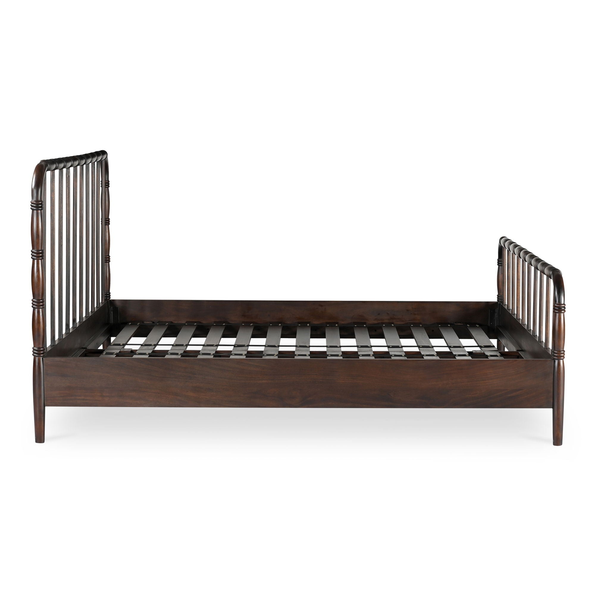Vivian - King Bed - Dark Brown