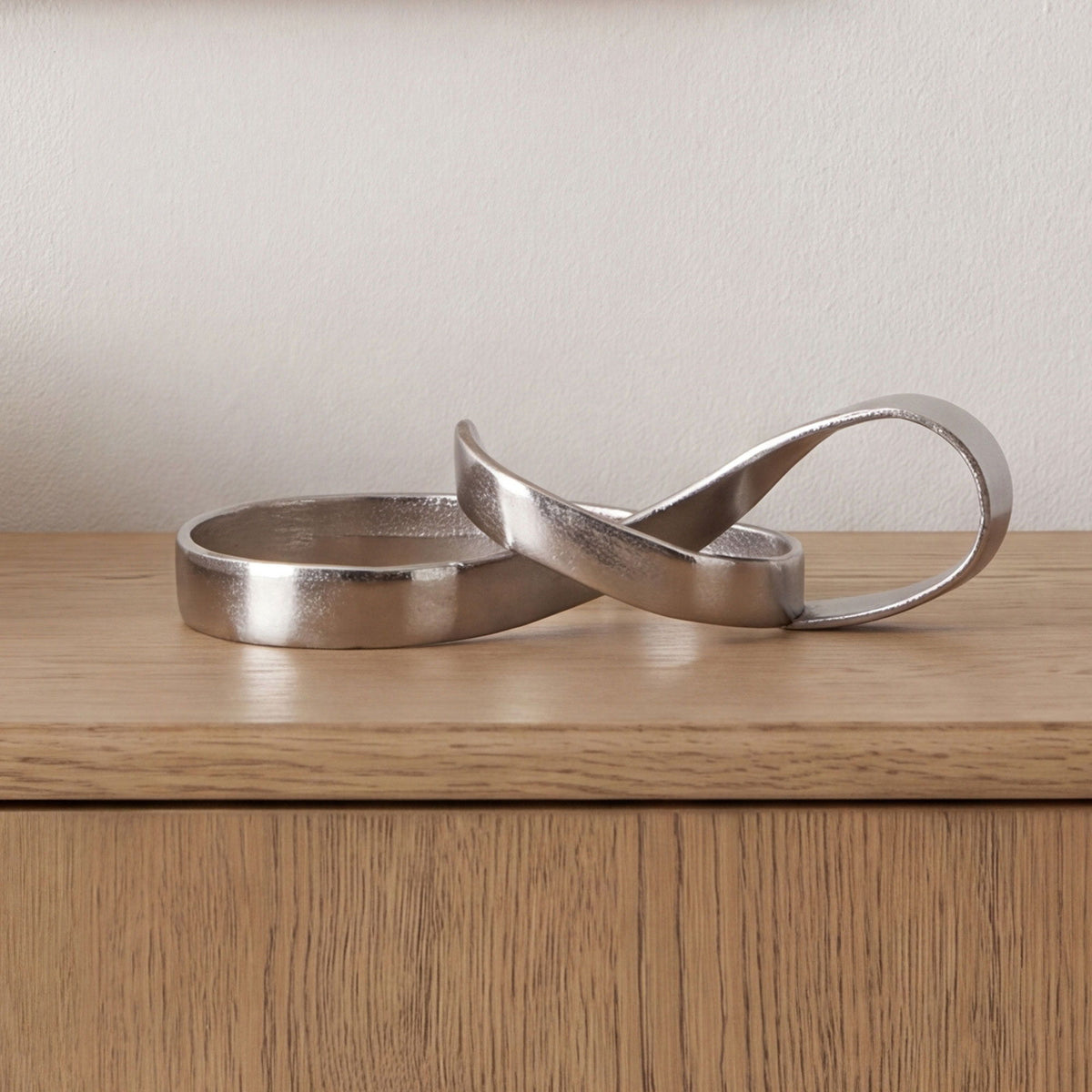 Cascade - Cast Aluminum Sculpture - Silver