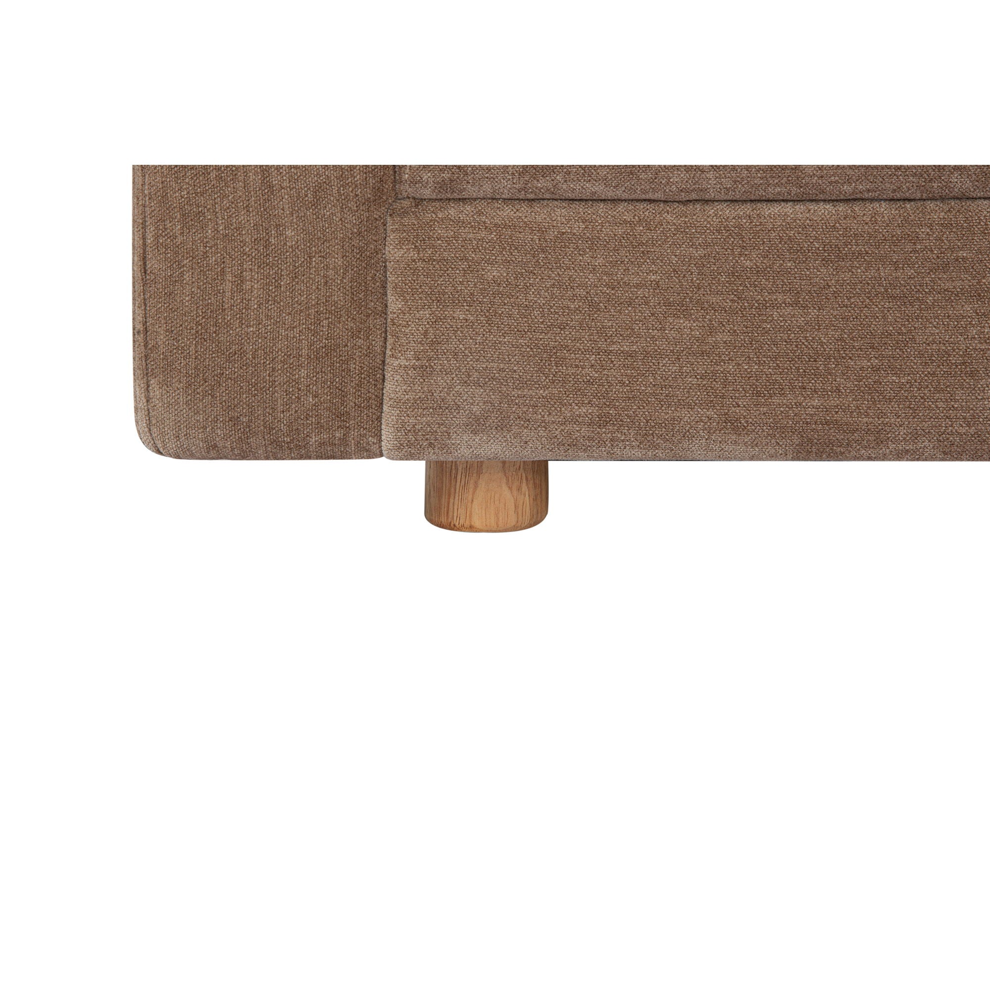 Bryn - Sectional Camel Right Stationary Sofa - Light Brown