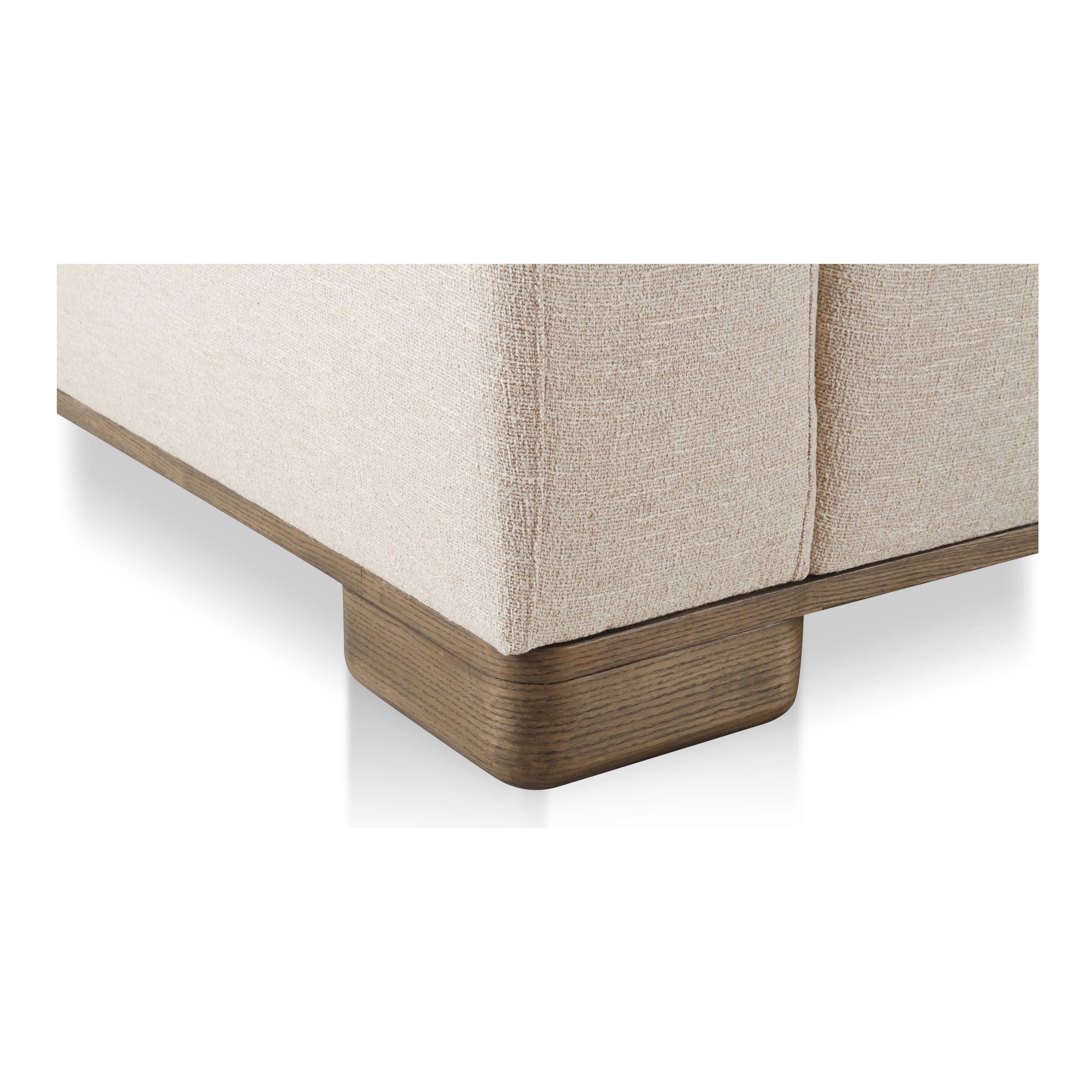 June - Classic L-Shaped Modular Sectional - Oatmeal