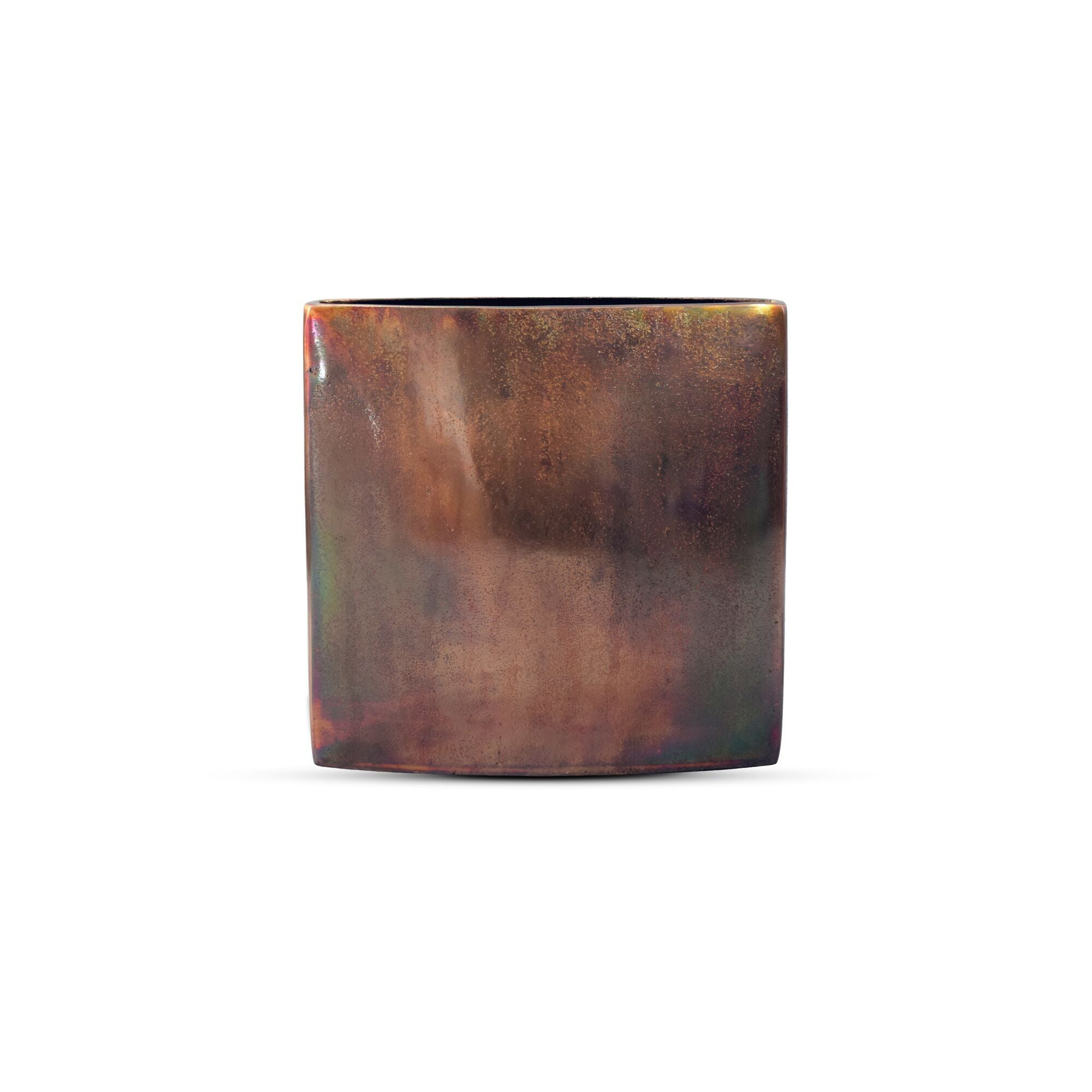 Laval - Cast Aluminum Vase - Burnished Copper