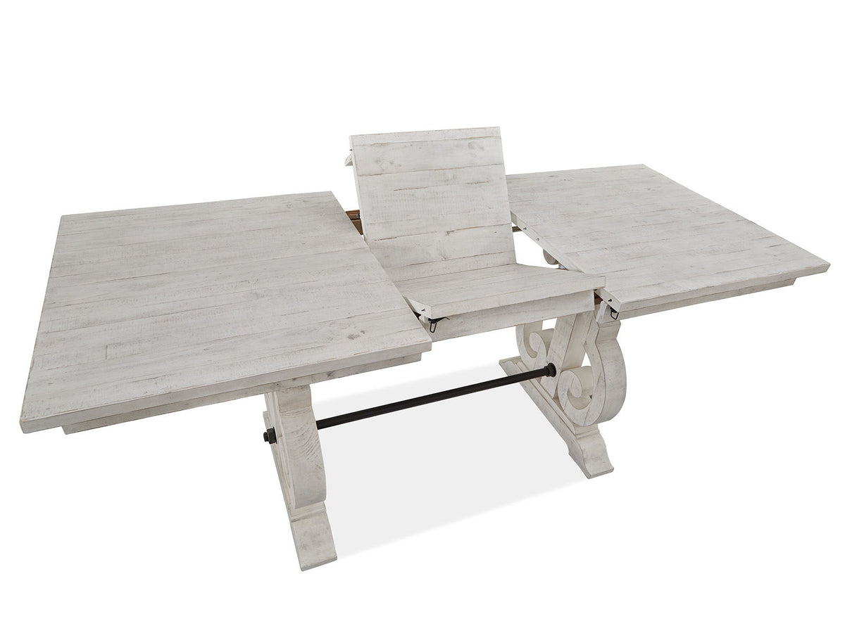 Bronwyn - Rectangular Counter Dining Table - Alabaster