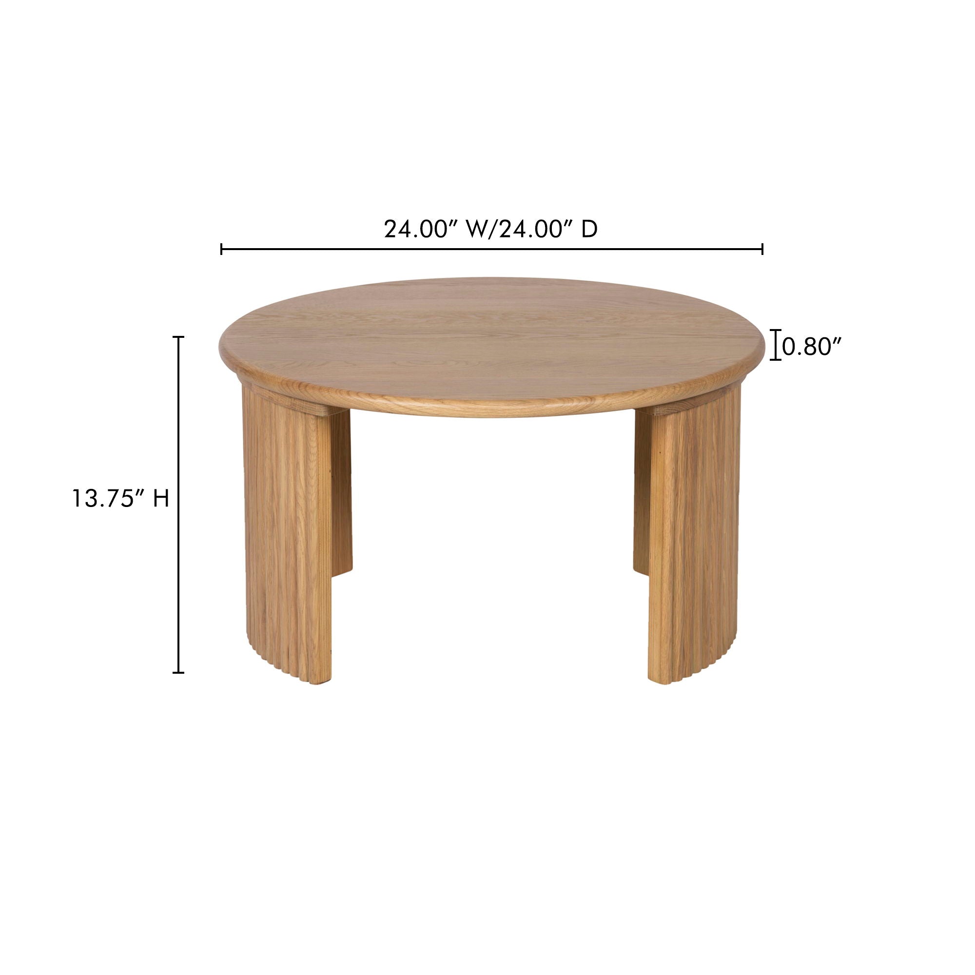 Penny - Small Coffee Table - Natural