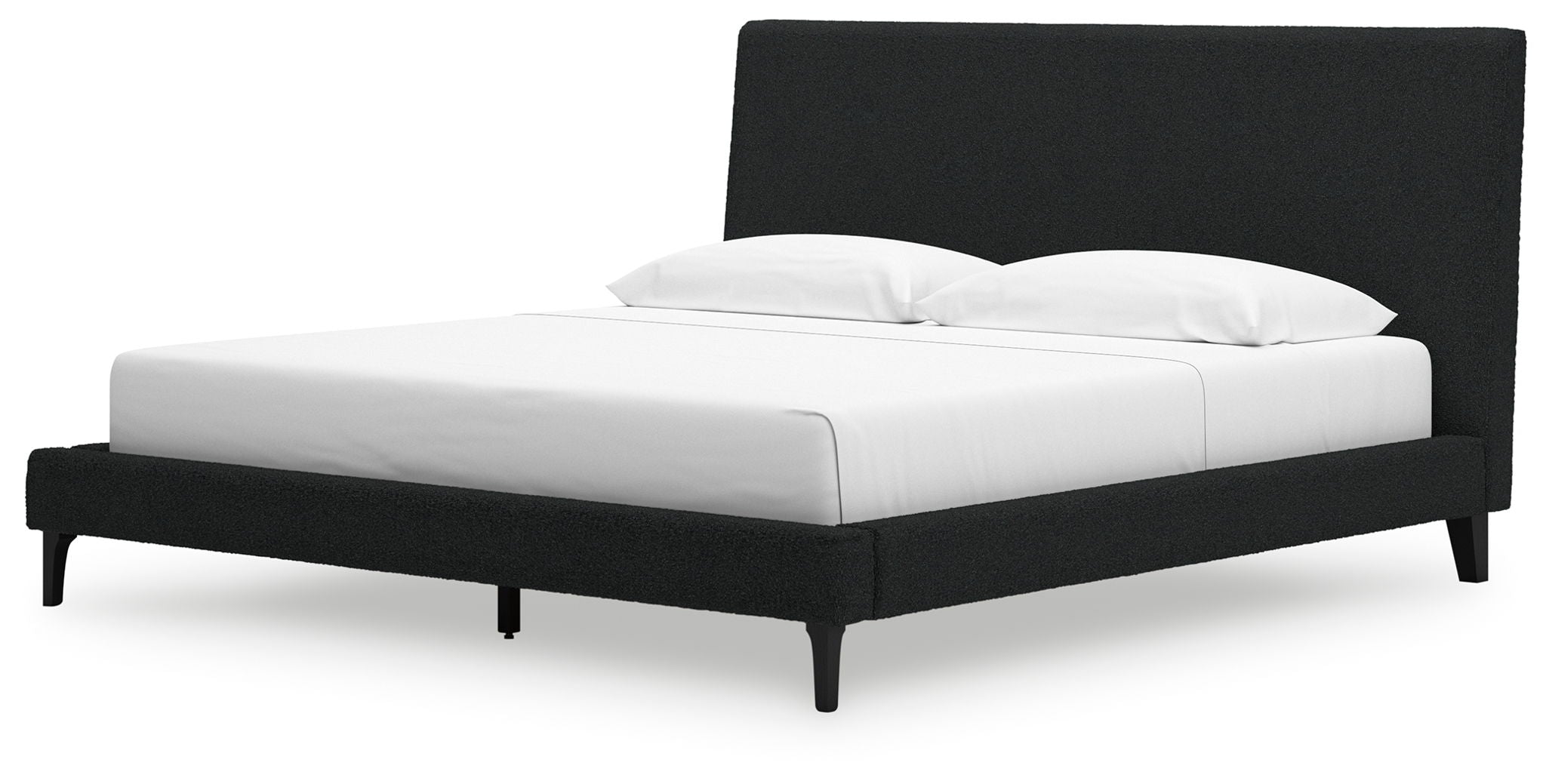 Cadmori - Upholstered Bed With Roll Slats