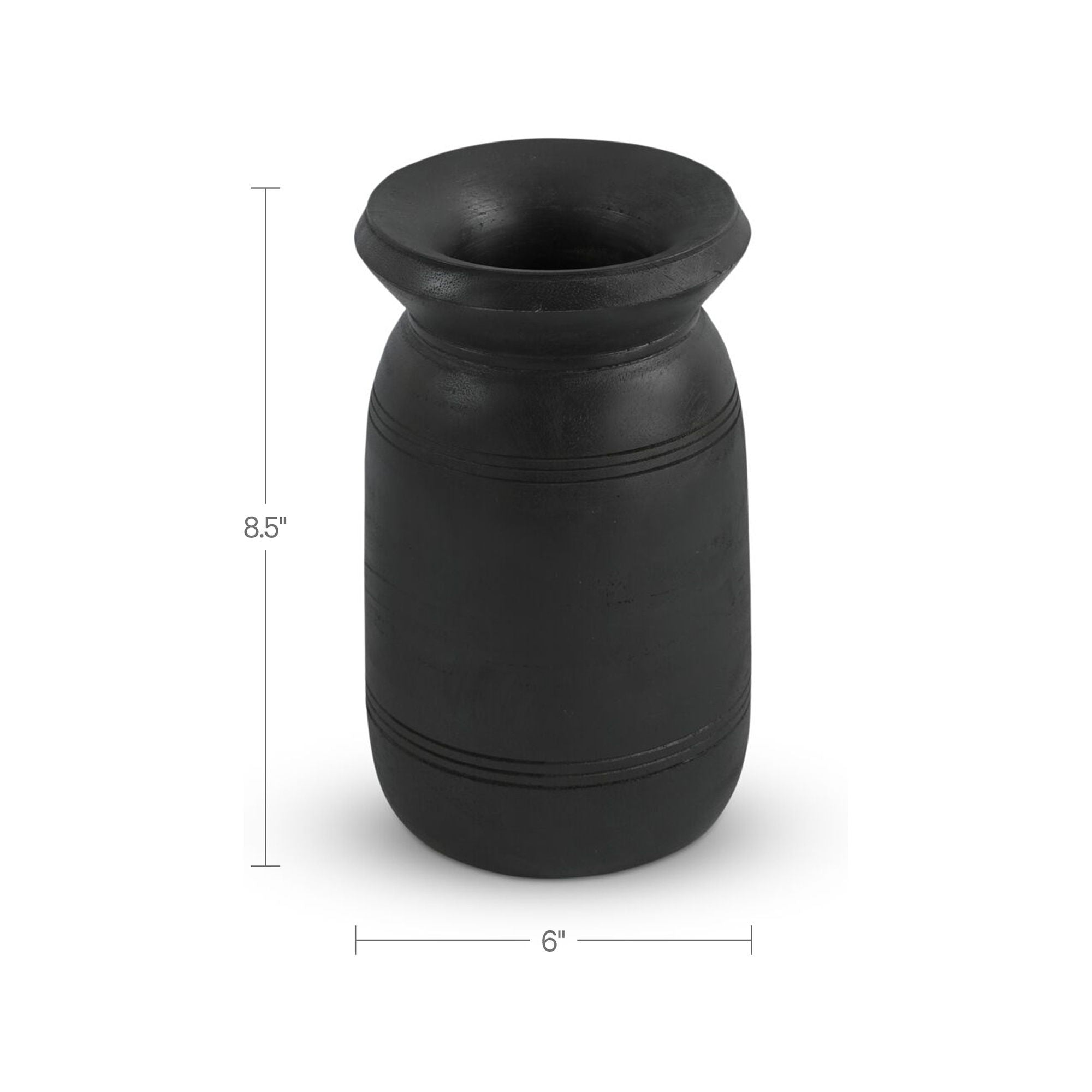Noble - 8.5" Vessel - Black