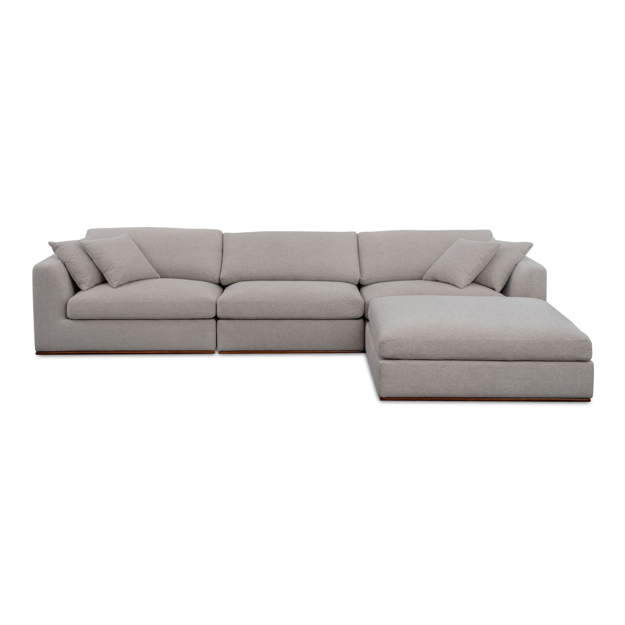 Rue - Lounge Modular Sectional - Flecked Gray