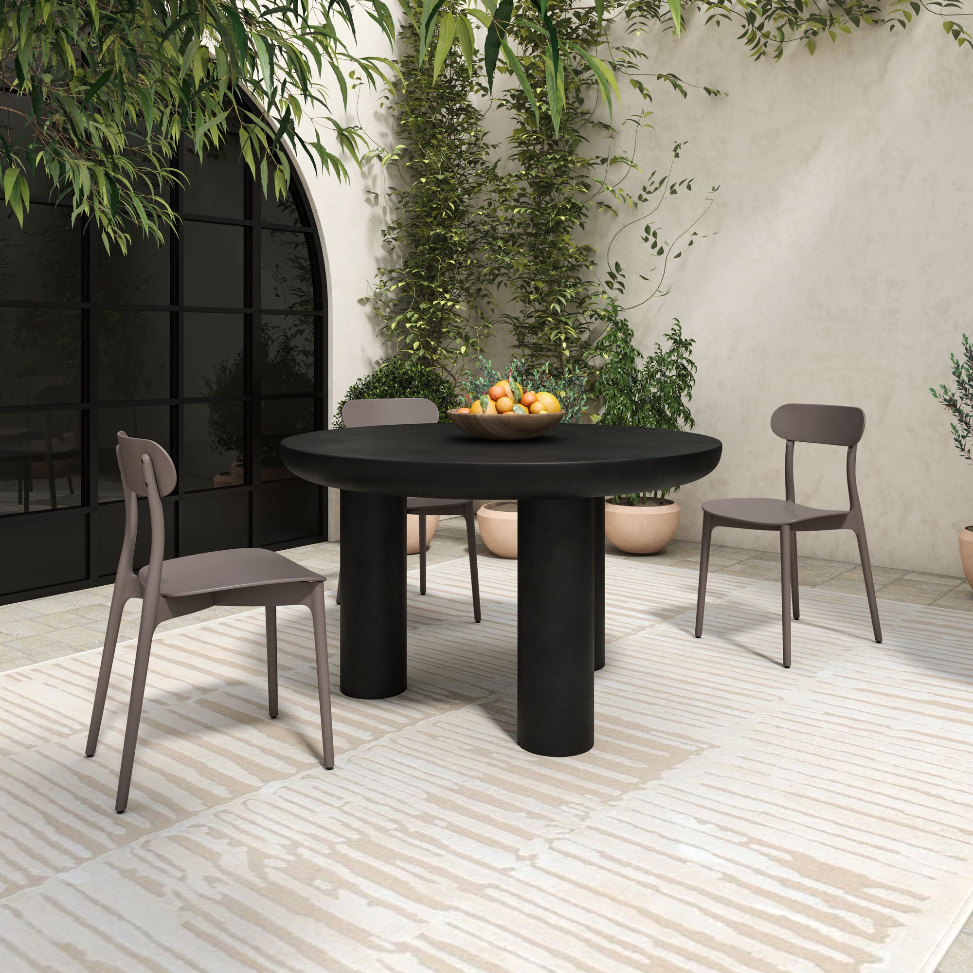 Kent - Outdoor Dining Chair( Set of 2) - Taupe