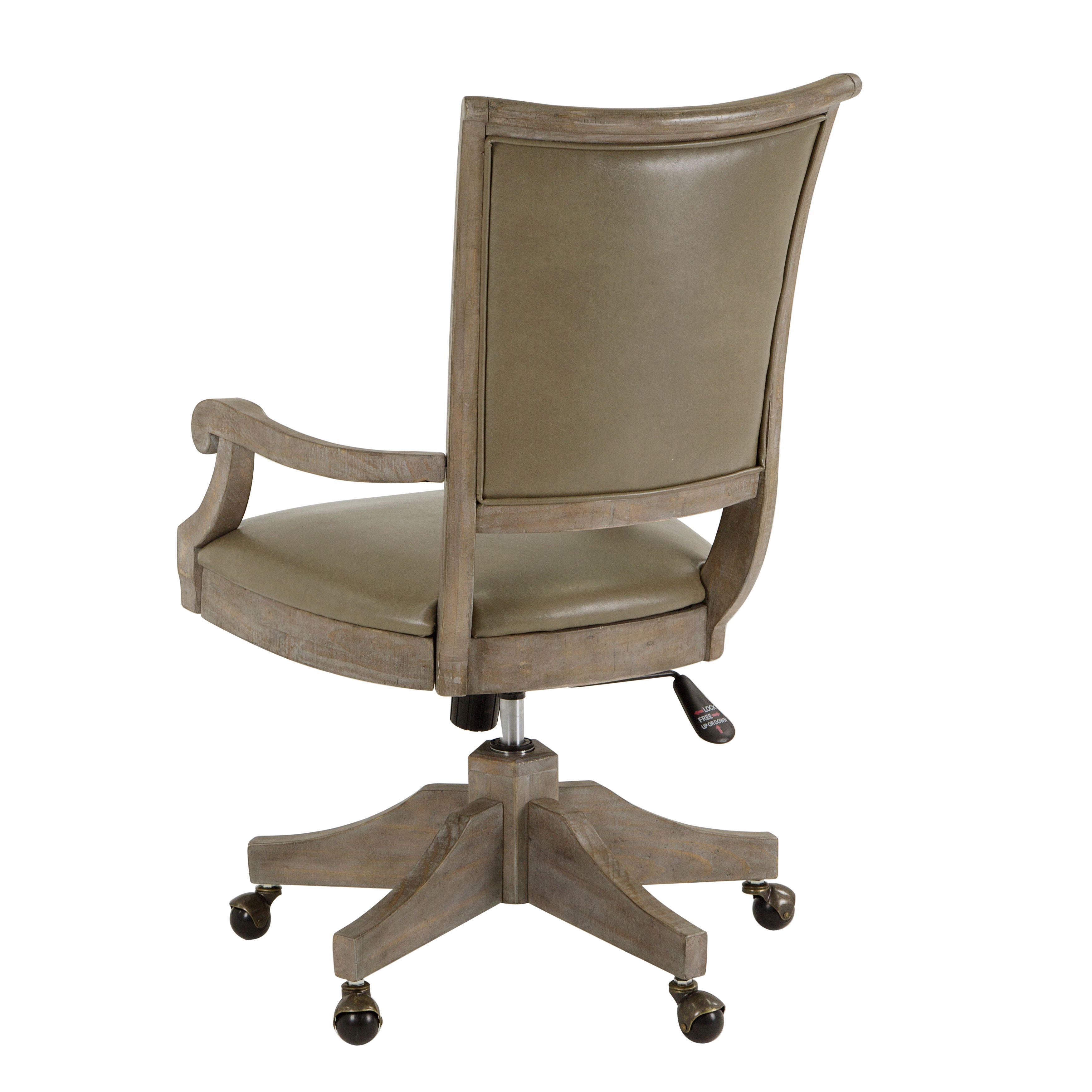 Lancaster - Fully Upholstered Swivel Chair - Dove Tail Grey